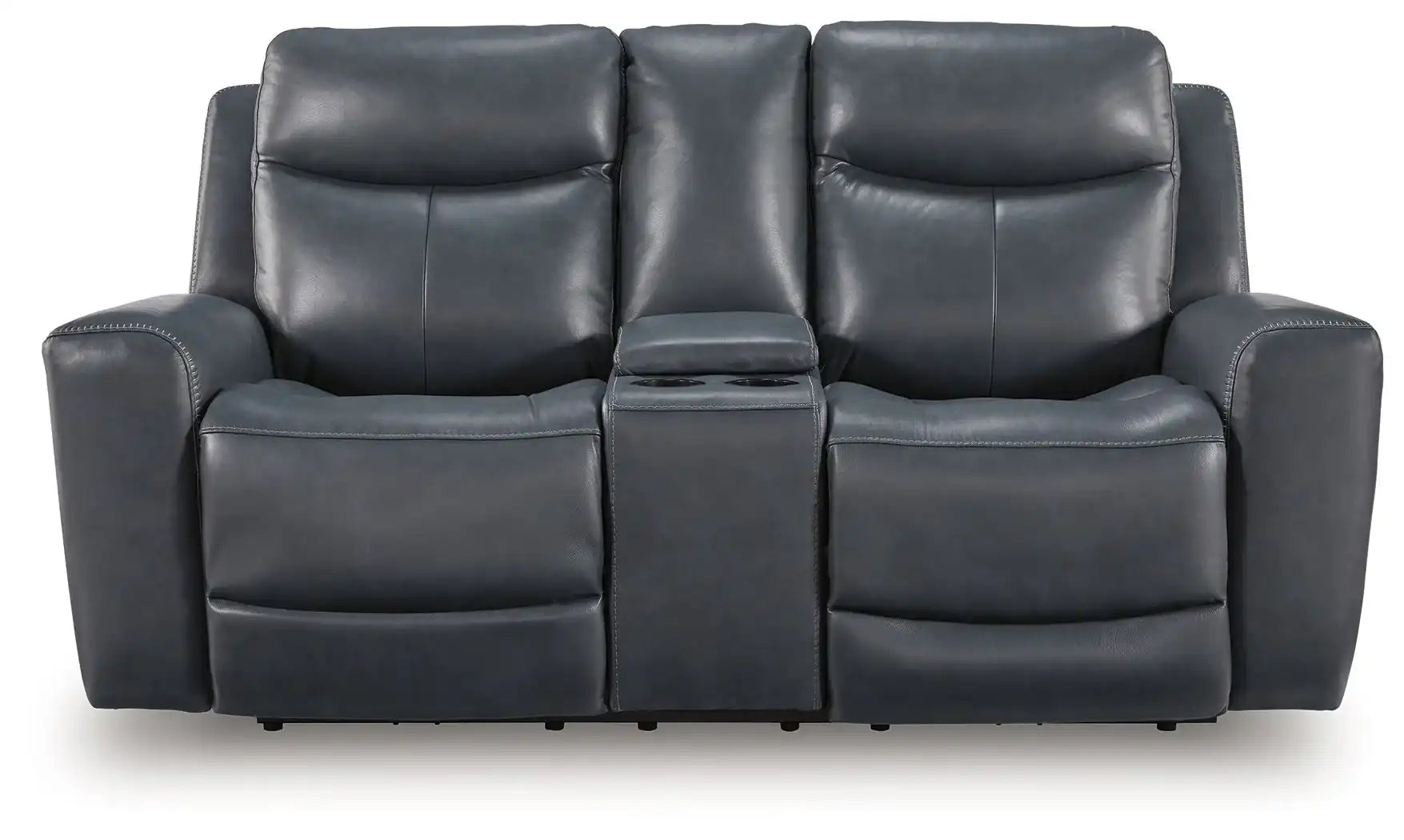 Next Move - Power Reclining Loveseat With Console / Adjustable Headrest - Best Buy Furniture