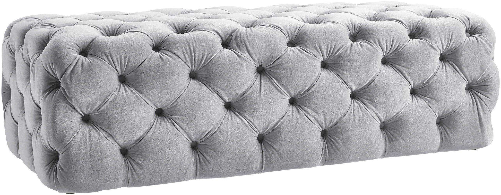 Kaylee - Velvet Ottoman - Best Buy Furniture