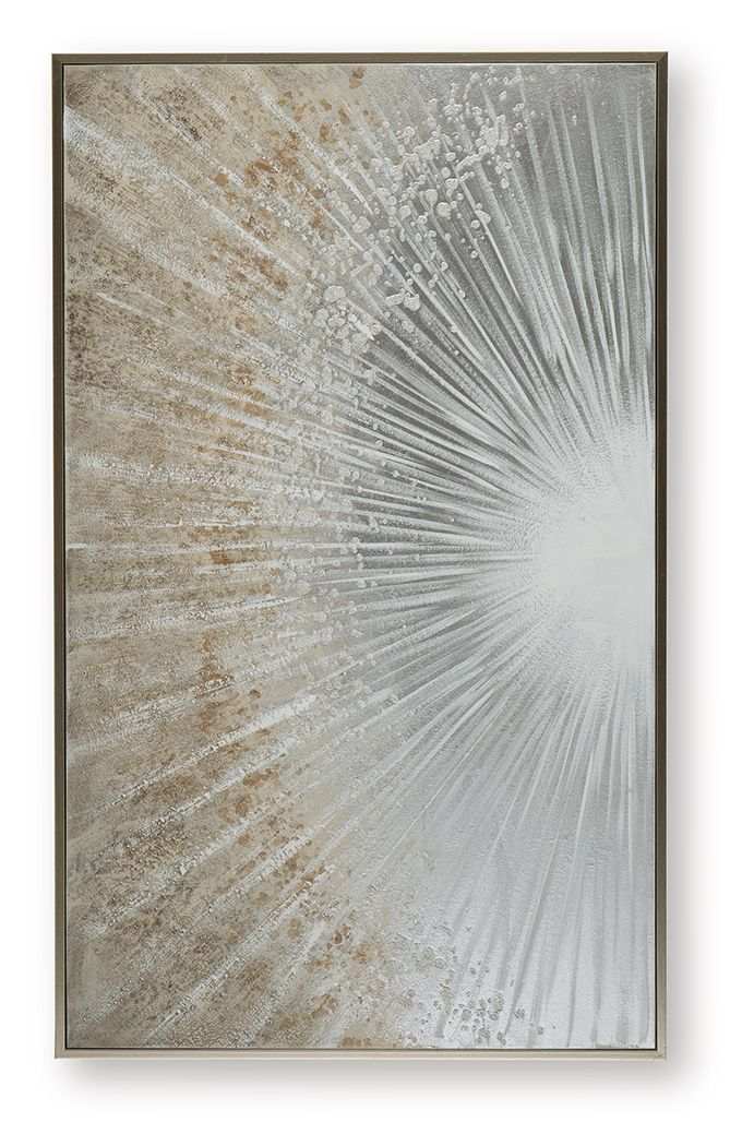 Waldard - Wall Art - Gray / Taupe / White - Best Buy Furniture