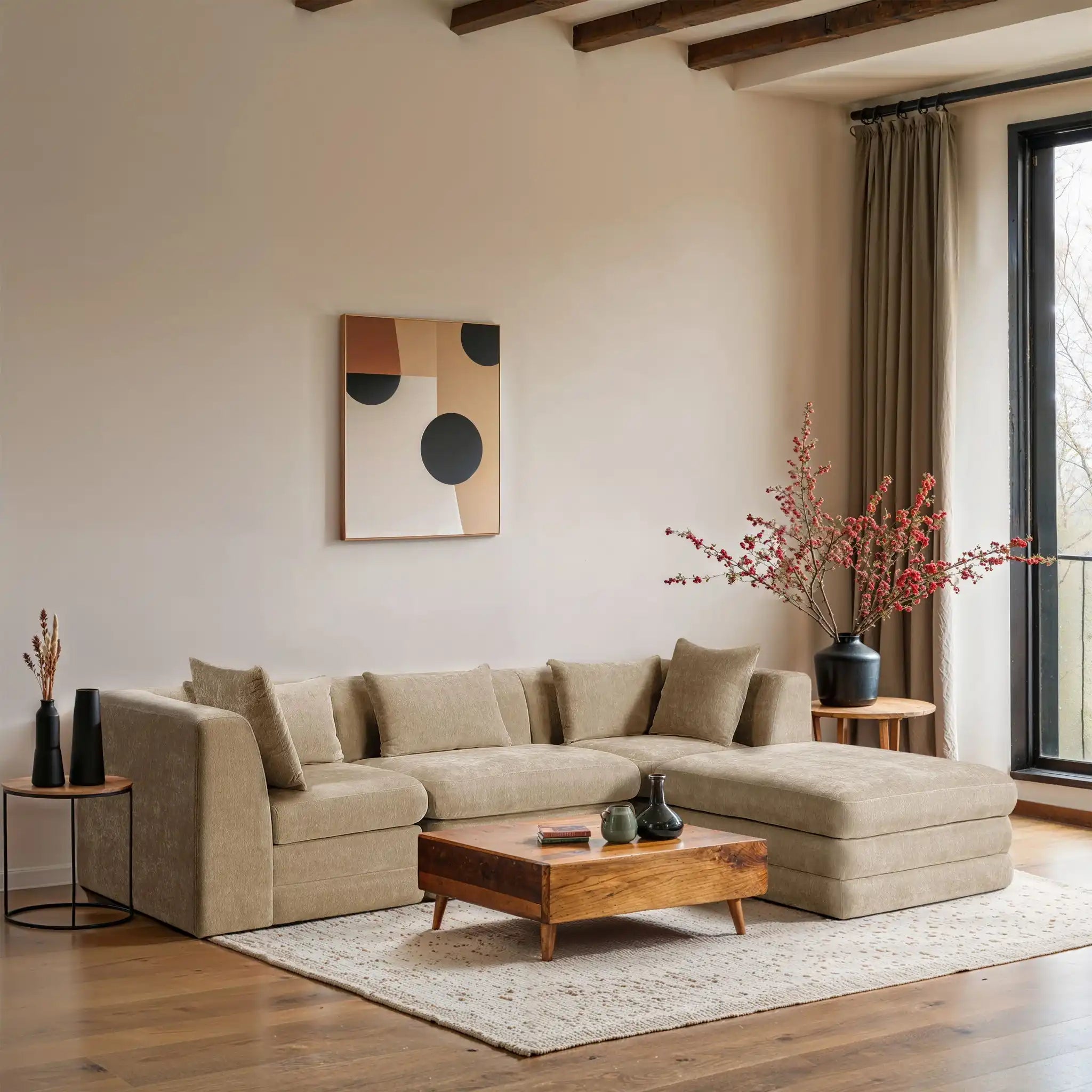 Stellar - 4 Piece Upholstered Modular Sectional