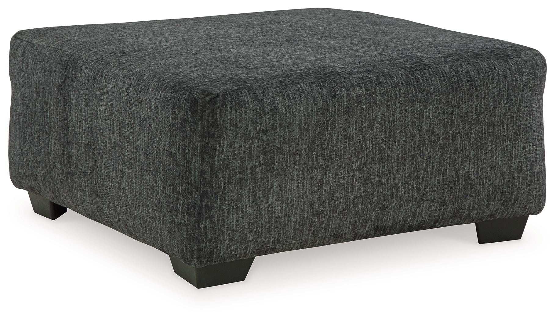 Biddeford - Oversized Accent Ottoman - Shadow - Best Buy Furniture