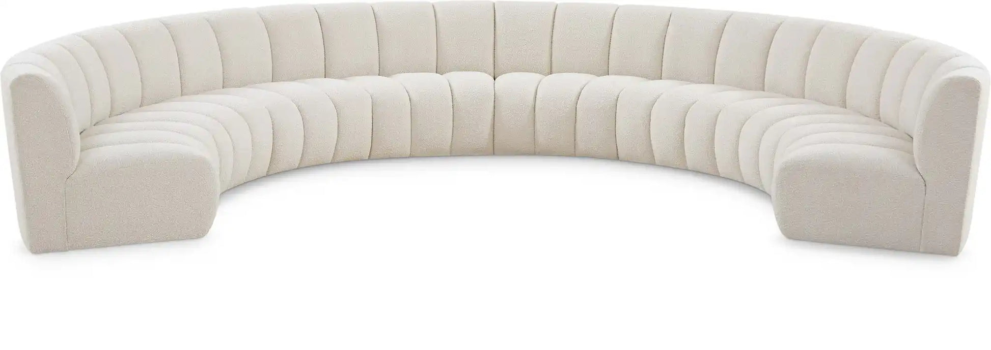 Infinity - 8 Piece Boucle Modular Sectional - Best Buy Furniture