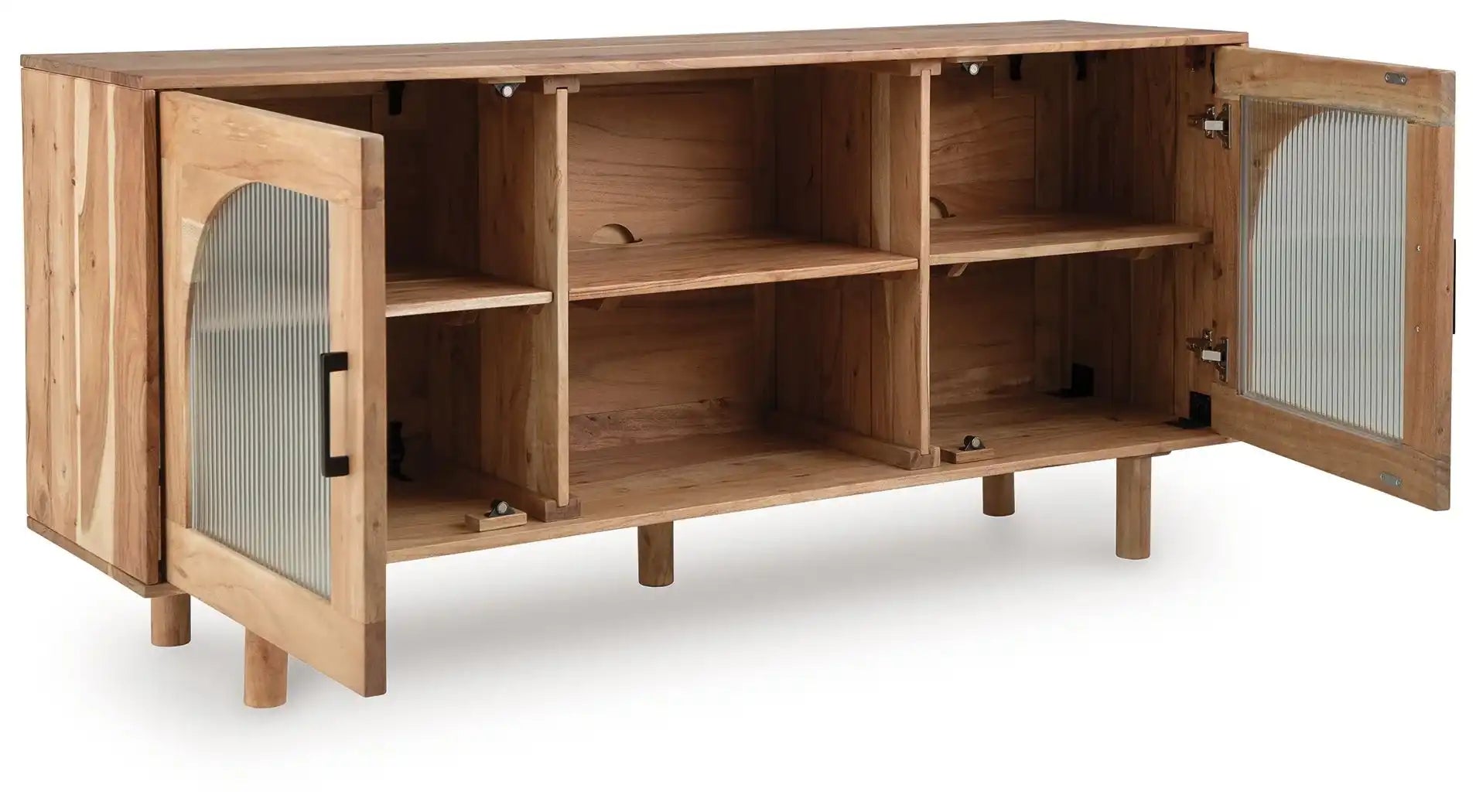 Adway - Accent Cabinet - Natural Brown - Best Buy Furniture