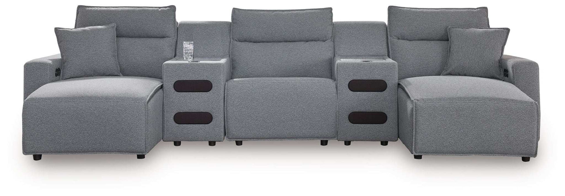 ModMax II - Salt And Pepper - Reclining Sectional - Best Buy Furniture