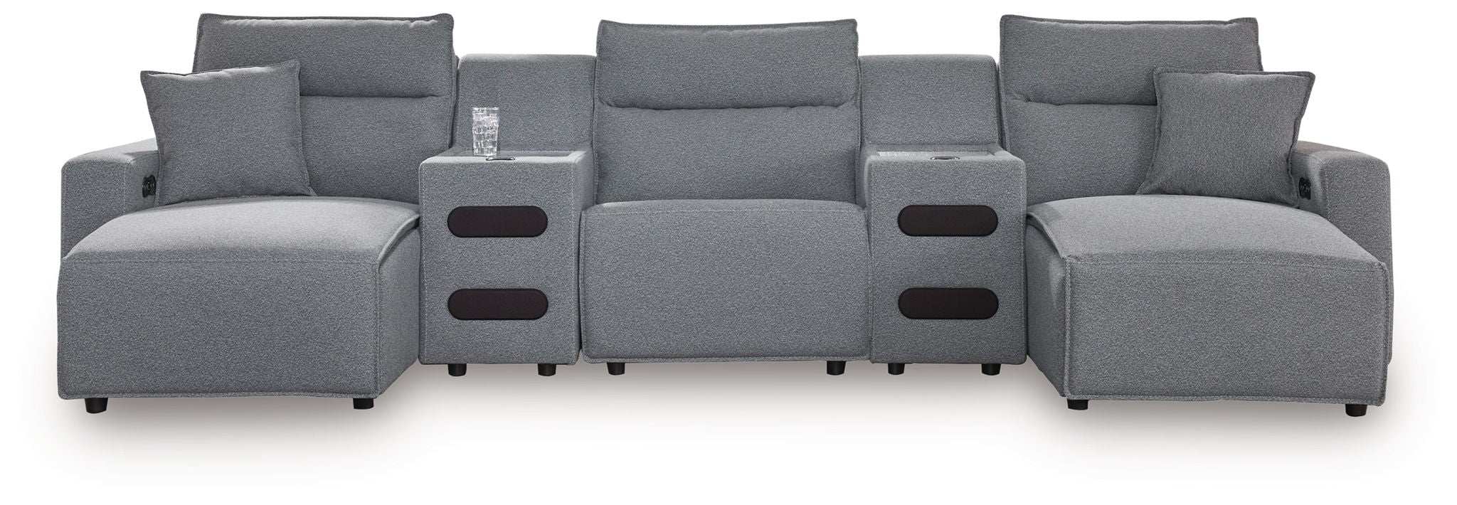 ModMax II - Salt And Pepper - Reclining Sectional - Best Buy Furniture