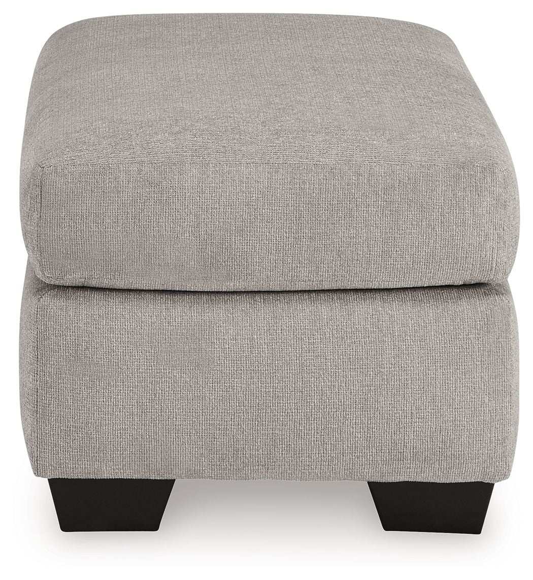 Avenal Park - Ottoman - Flannel - Best Buy Furniture