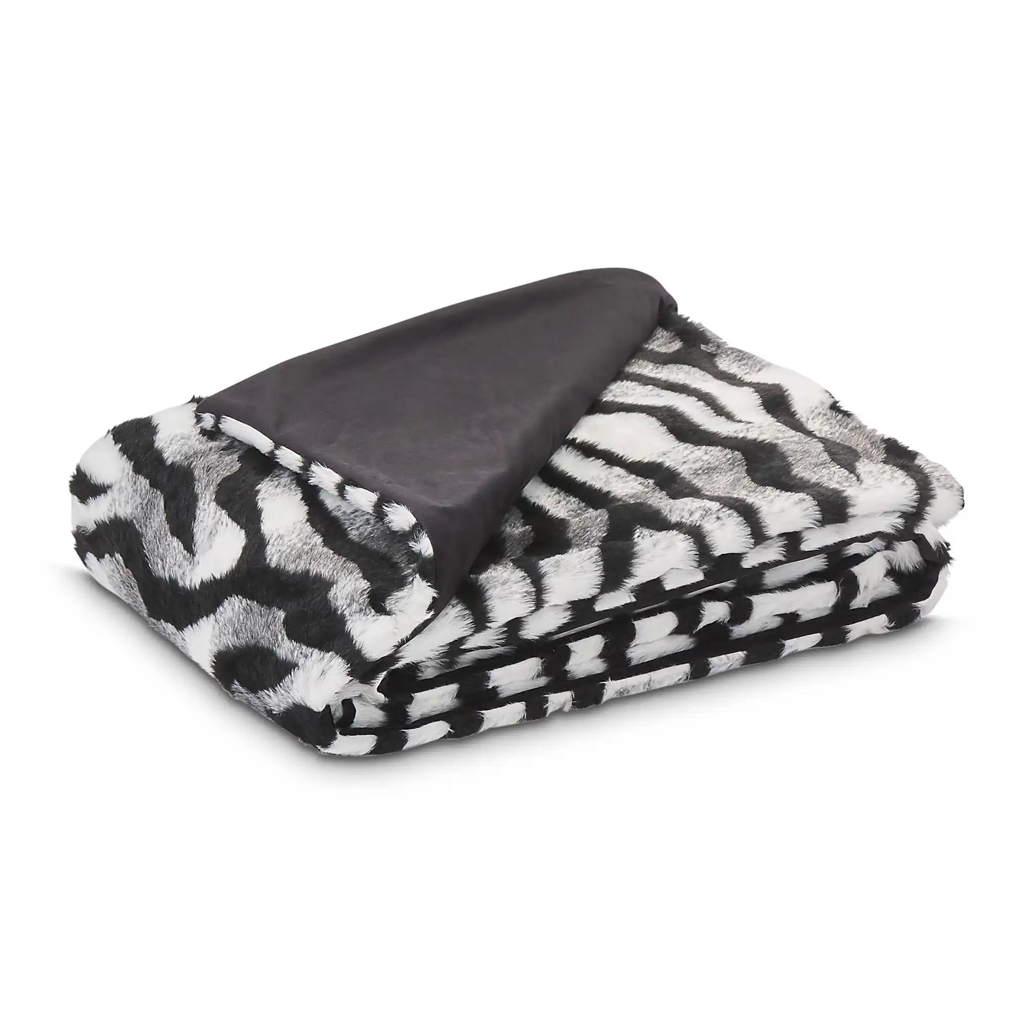 Zephyr - 56" x 72" Throw - Ebony - Best Buy Furniture