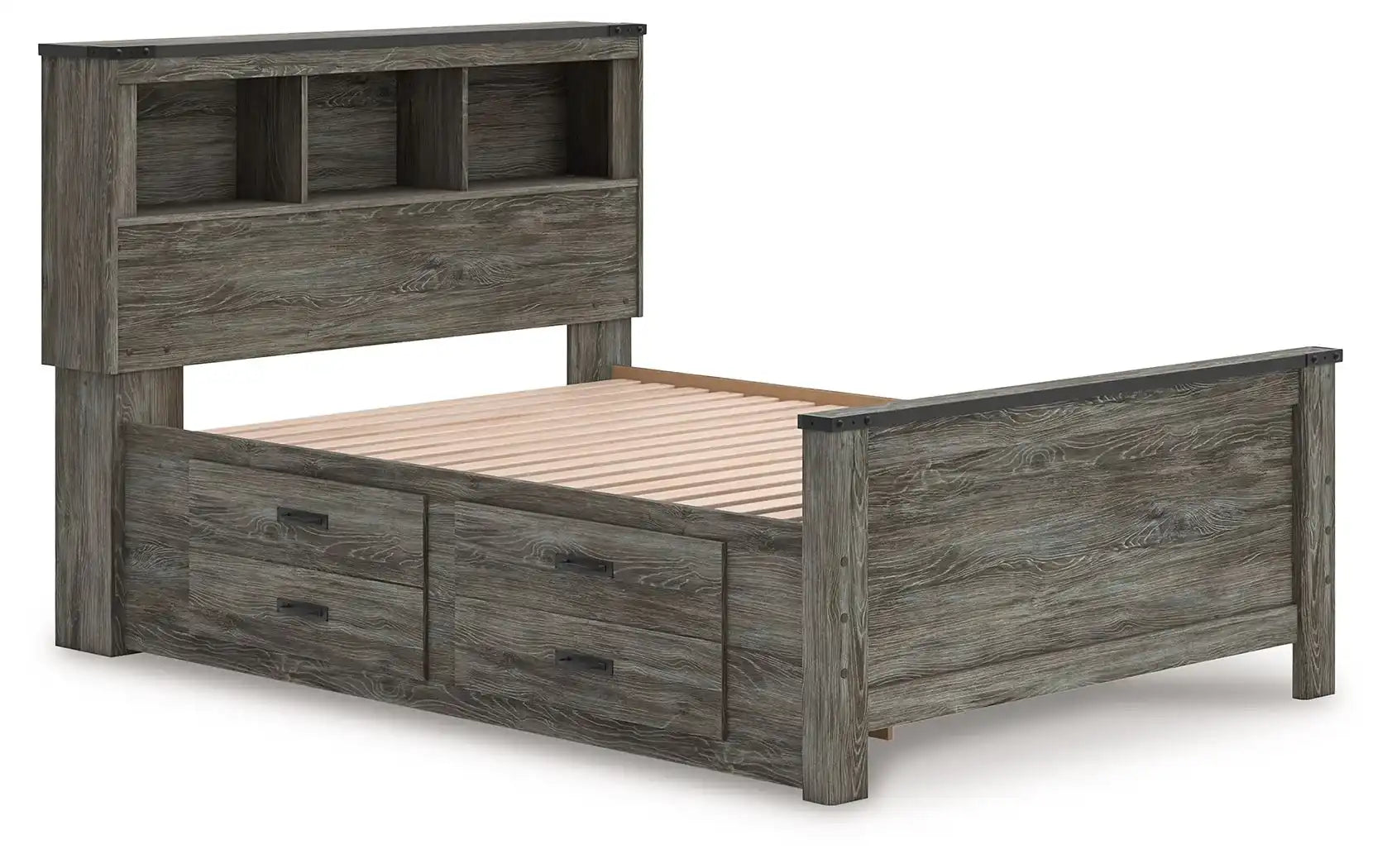 Frandern - Bookcase Panel Bed - Best Buy Furniture