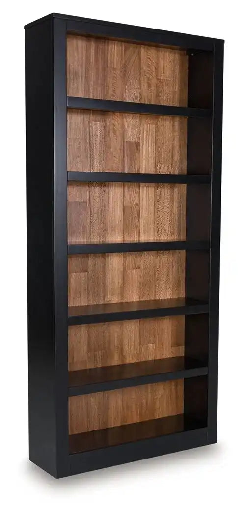 Wildenauer - Bookcase - Brown / Black - Best Buy Furniture