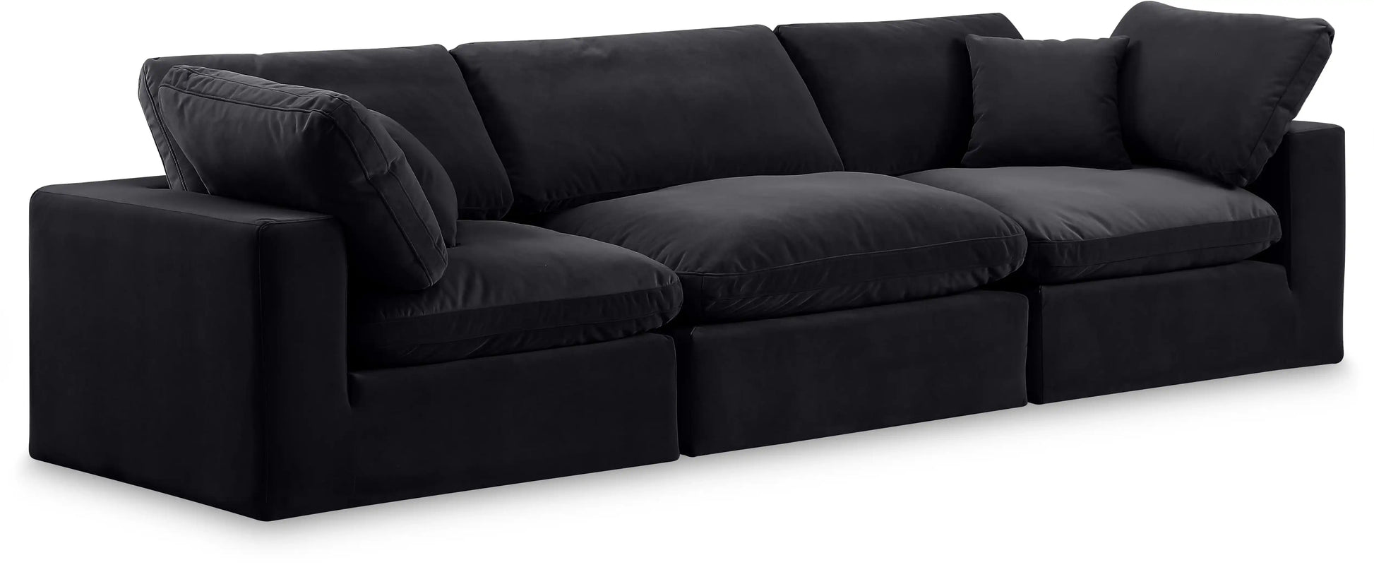 Comfy - Velvet Modular Sofa 3 Seats - Best Buy Furniture