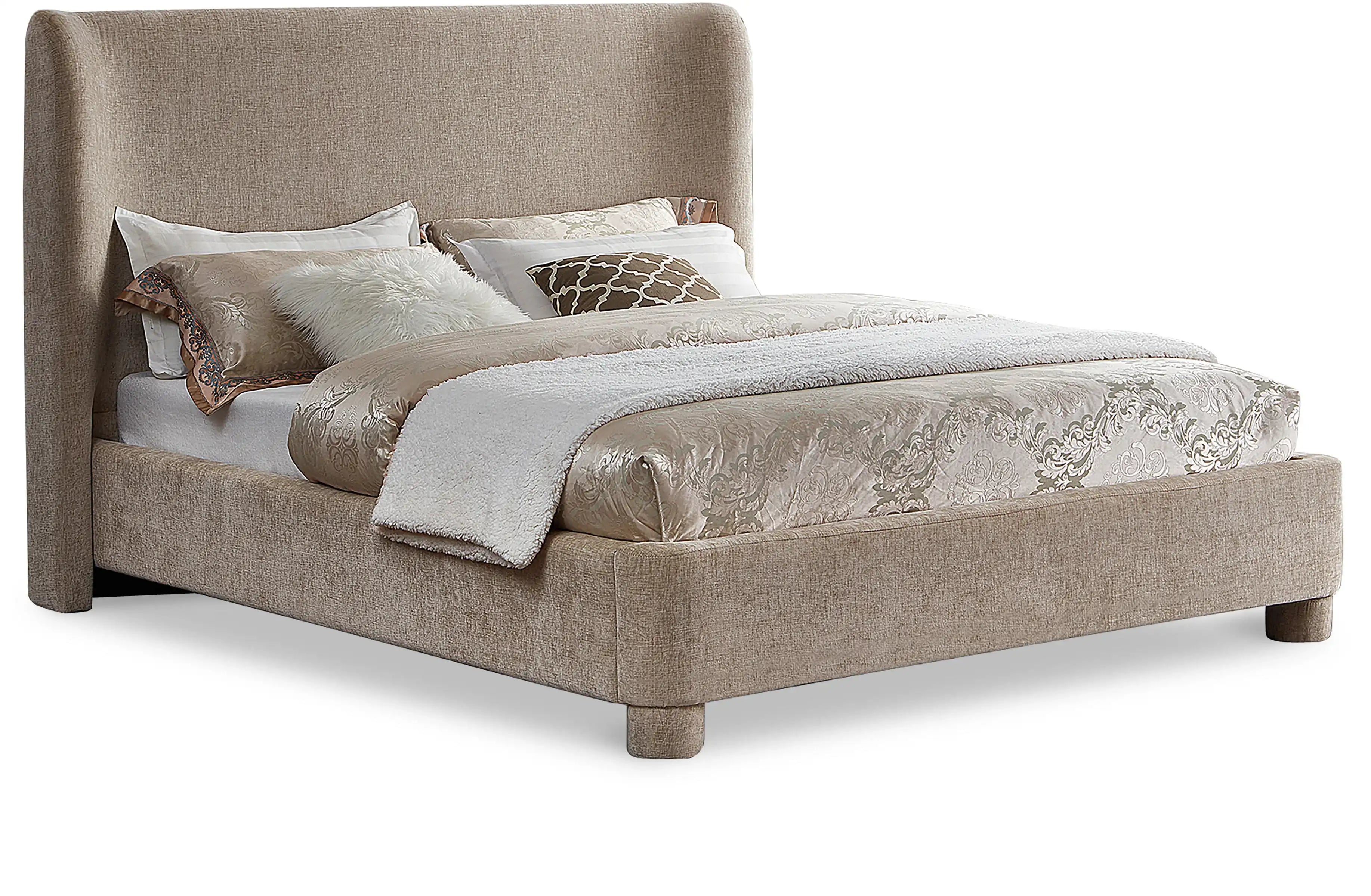 Penny - Chenille Fabric Bed - Best Buy Furniture