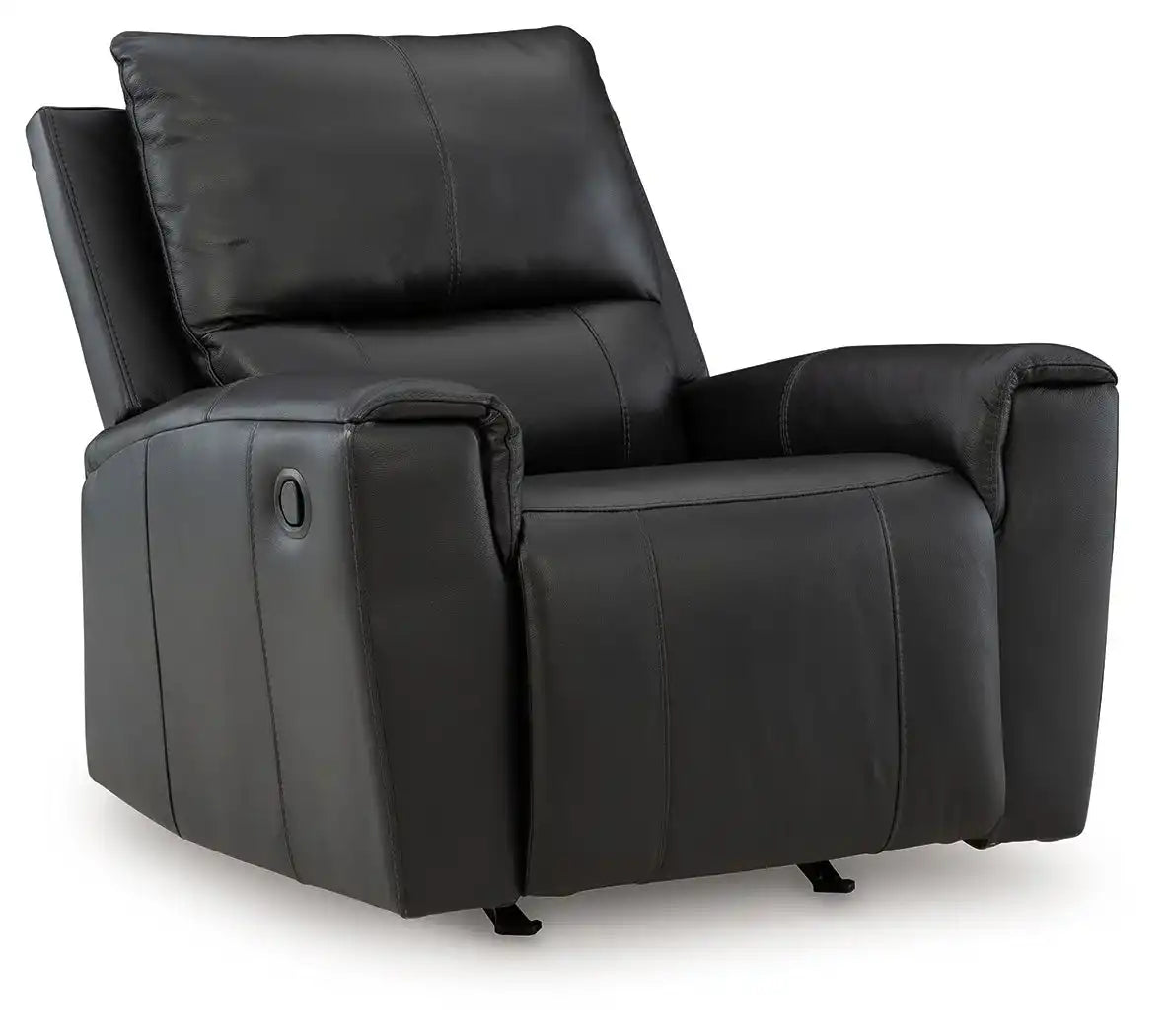 Glossmore - Rocker Recliner - Black - Best Buy Furniture