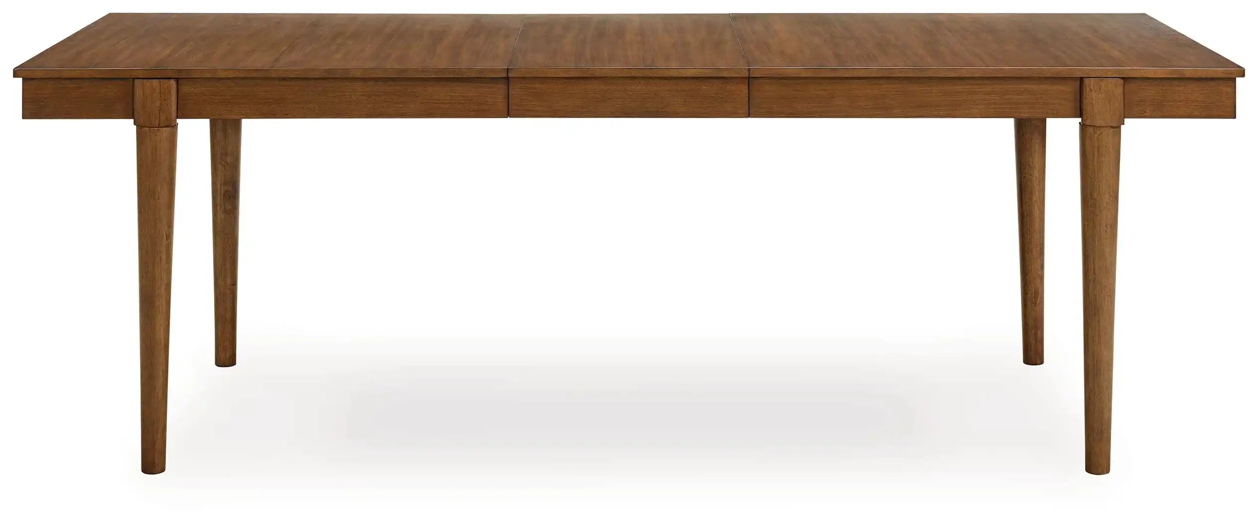 Lyncott - Rectangular Dining Room Extension Table - Brown - Best Buy Furniture