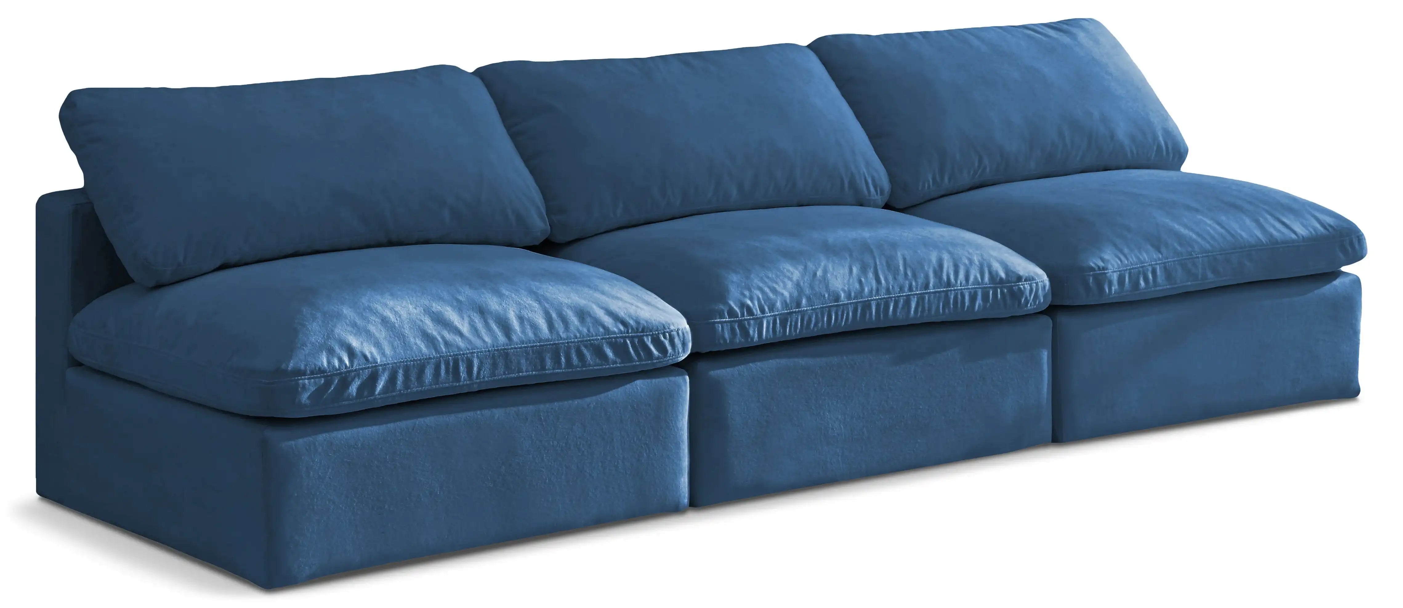 Plush - Modular Armless 3 Seat Sofa - Best Buy Furniture
