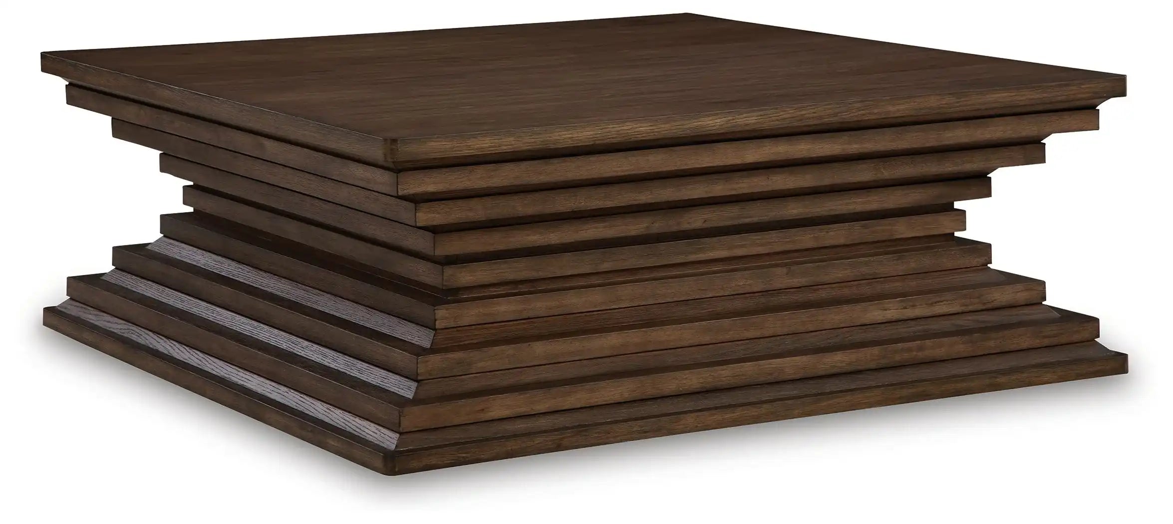 Hannodream - Square Cocktail Table - Warm Brown - Best Buy Furniture