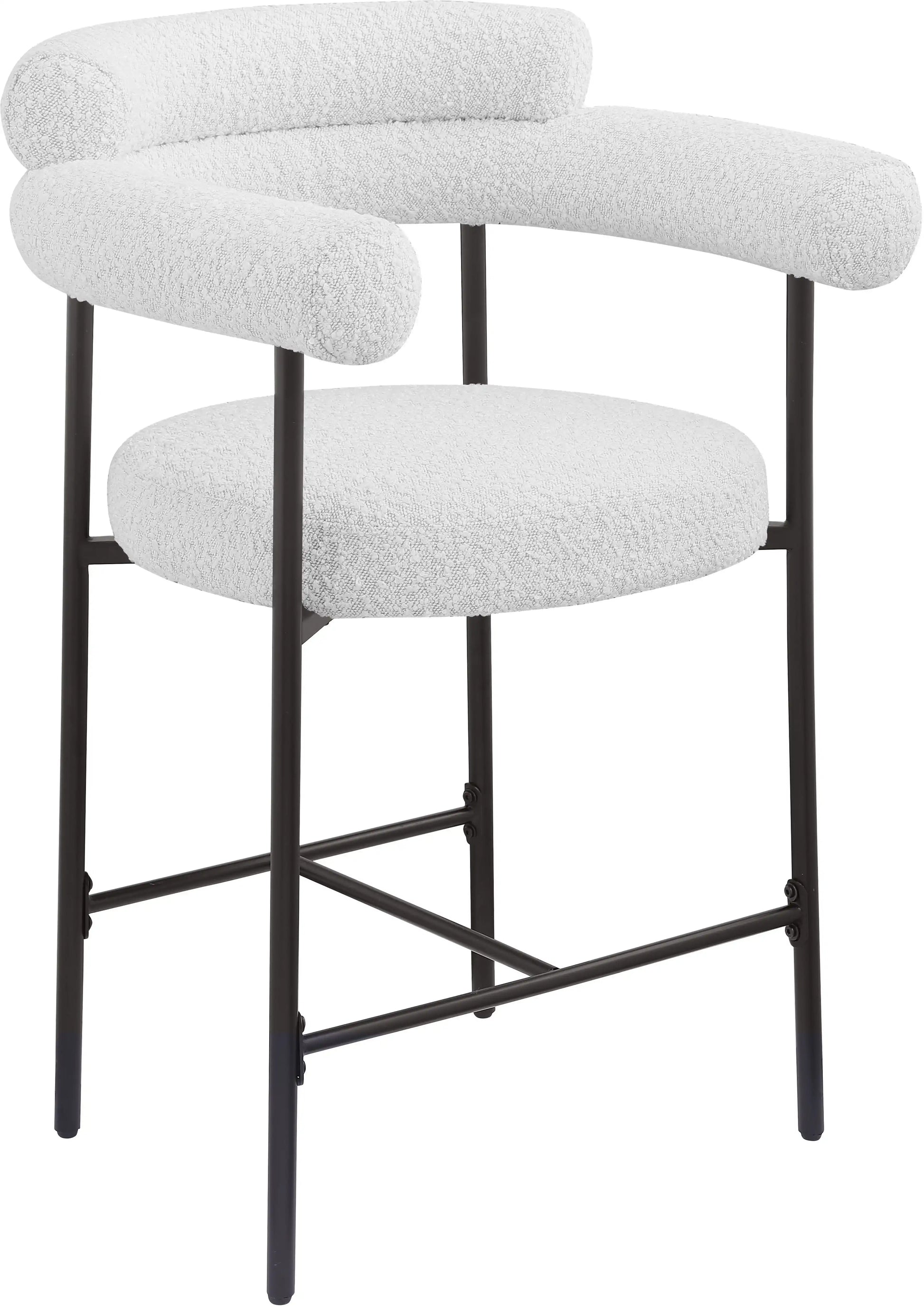 Blake - Counter Stool With Black Base (Set of 2) - Best Buy Furniture