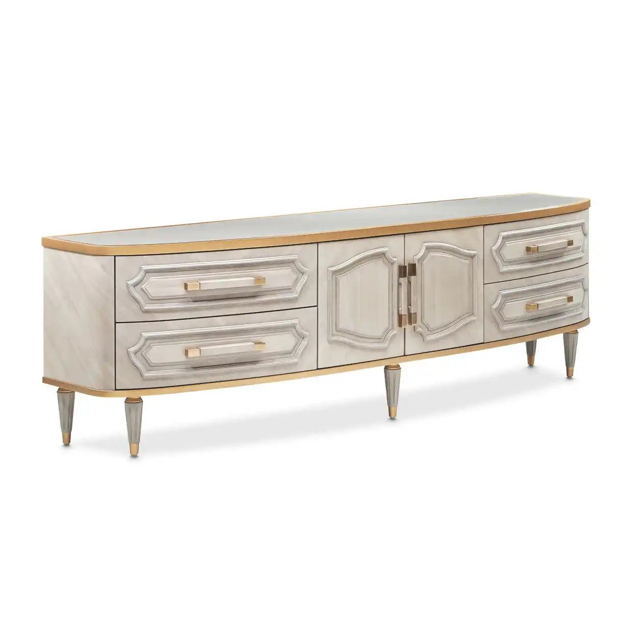 St. Charles - Media Cabinet - Dove Gray - Best Buy Furniture