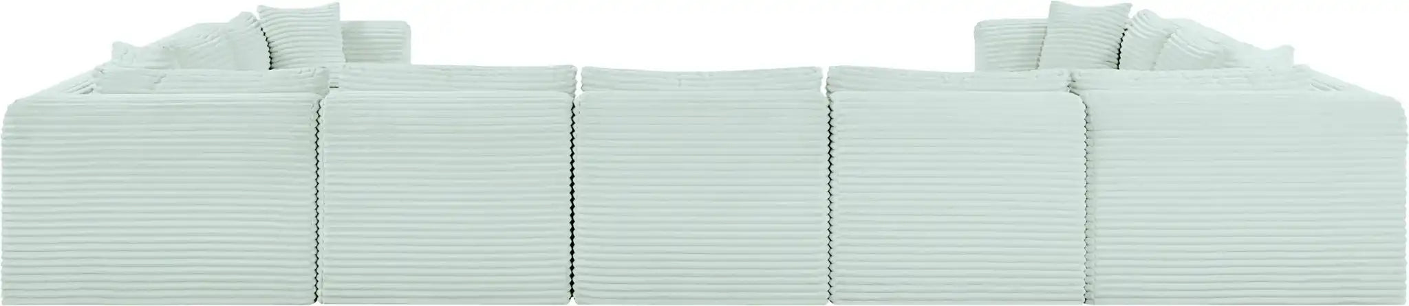 Shaggy - 9 Piece Modular U-Shaped Sectional