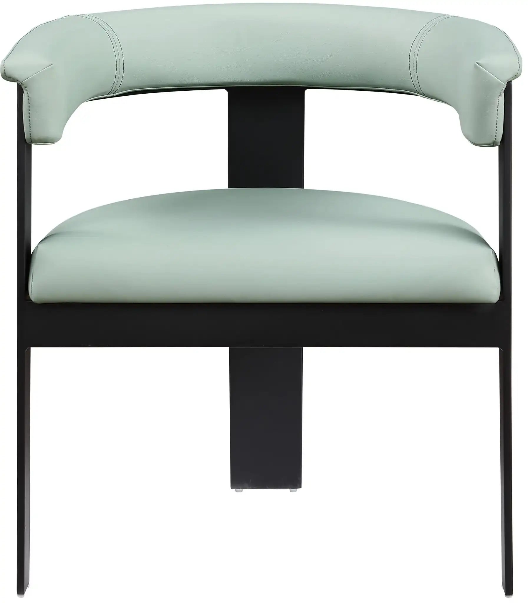 Romeo - Faux Leather Dining Chair With Black Base (Set of 2)