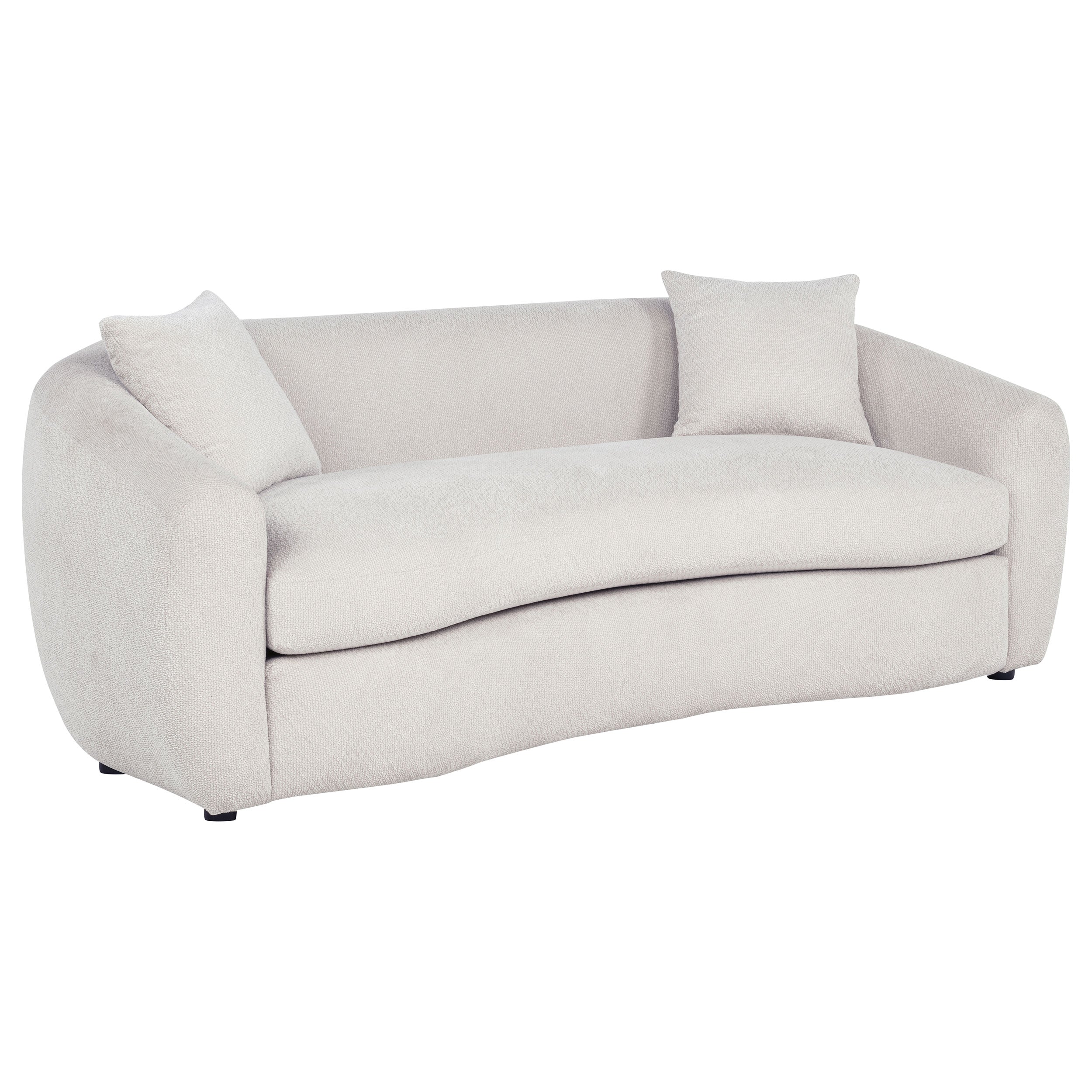 Isabella Fabric Upholstered Sofa Sand-