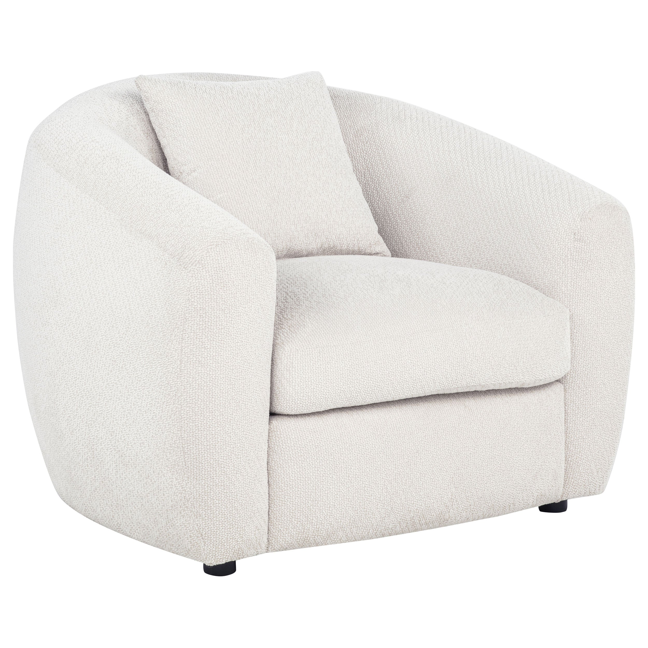 Isabella Fabric Upholstered Accent Chair Sand-