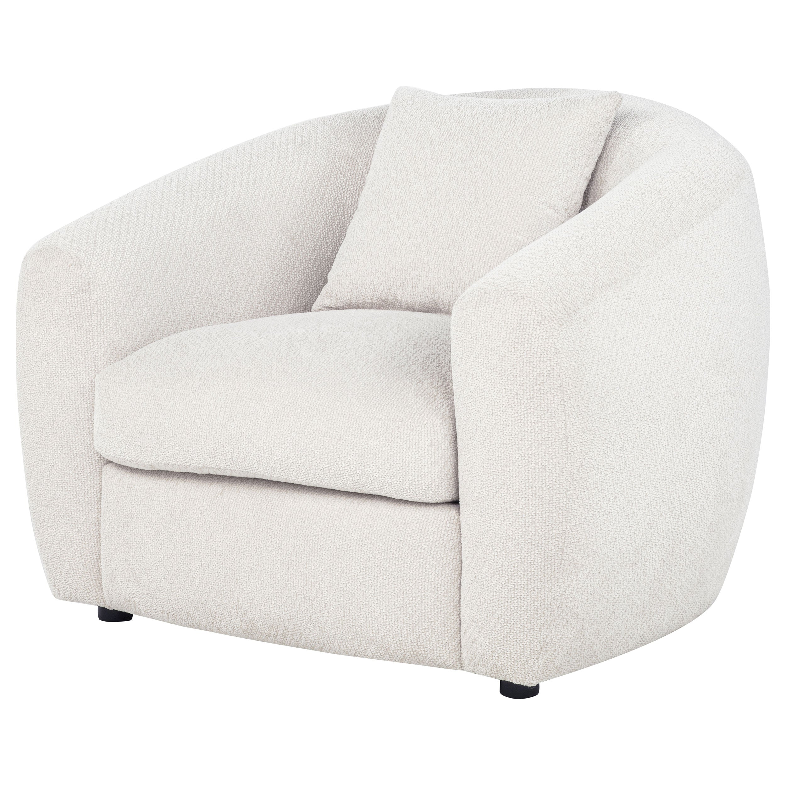 Isabella Fabric Upholstered Accent Chair Sand-