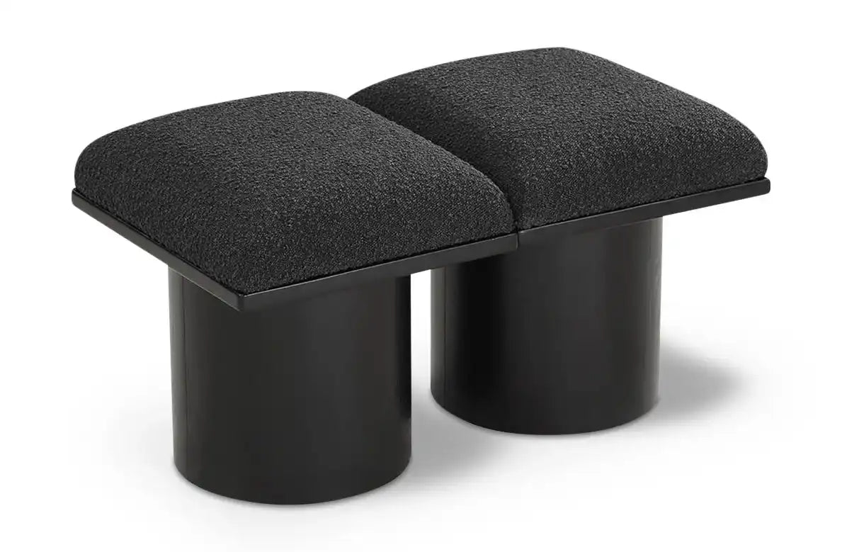 Pavilion - 2 Piece Modular Bench With Black Base - Best Buy Furniture