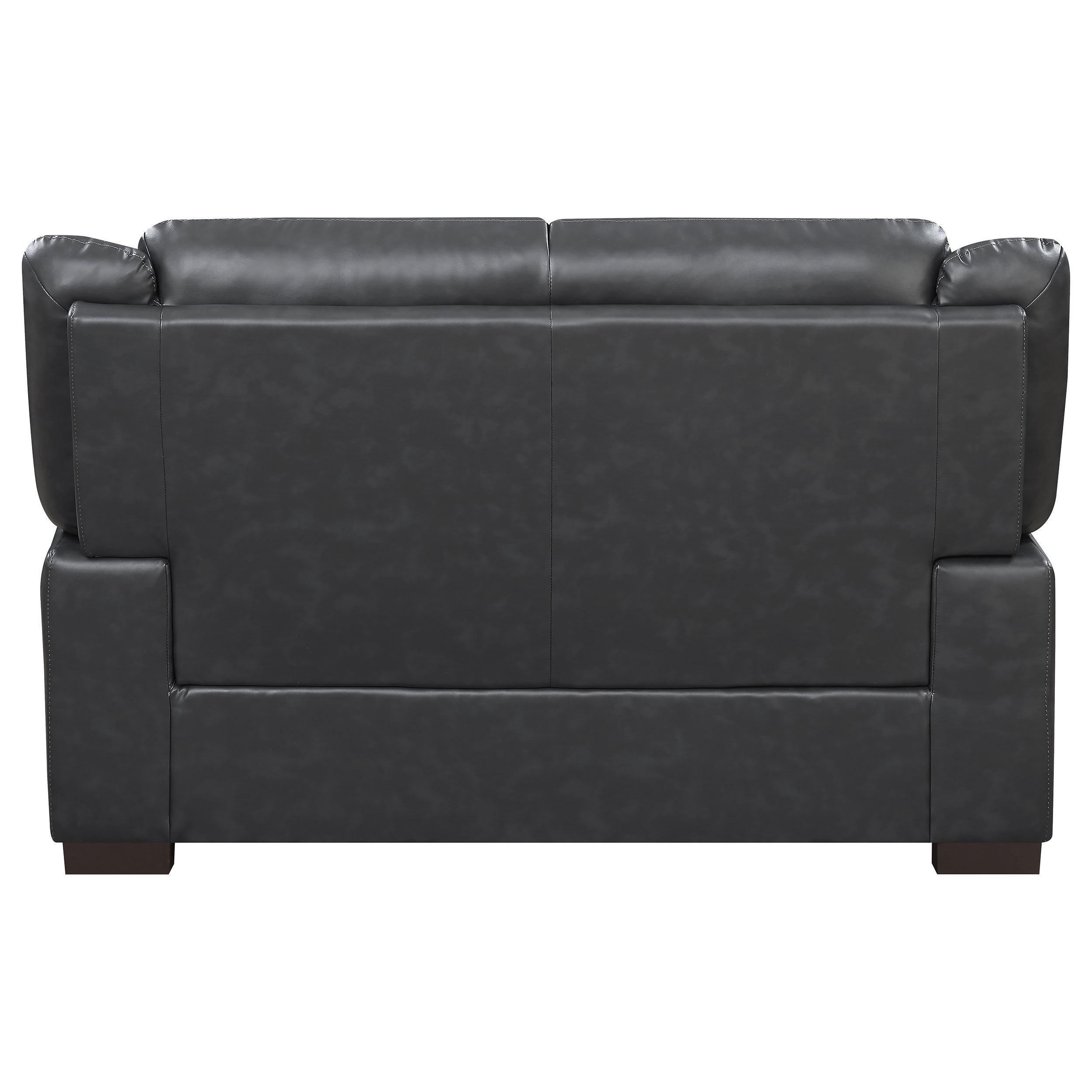Arabella Upholstered Padded Arm Loveseat Grey-CoasterEveryday