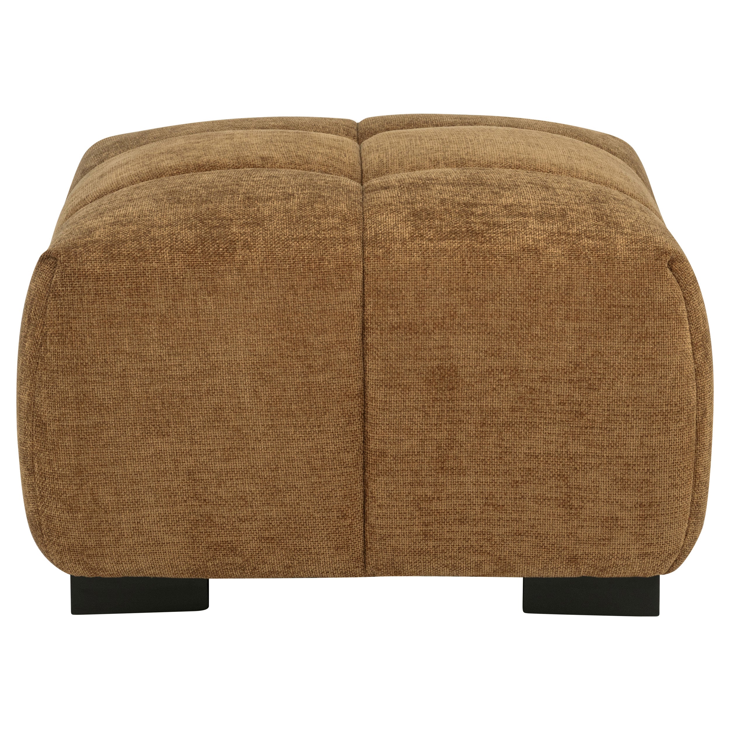 Octavia Upholstered Rectangular Ottoman Amber-