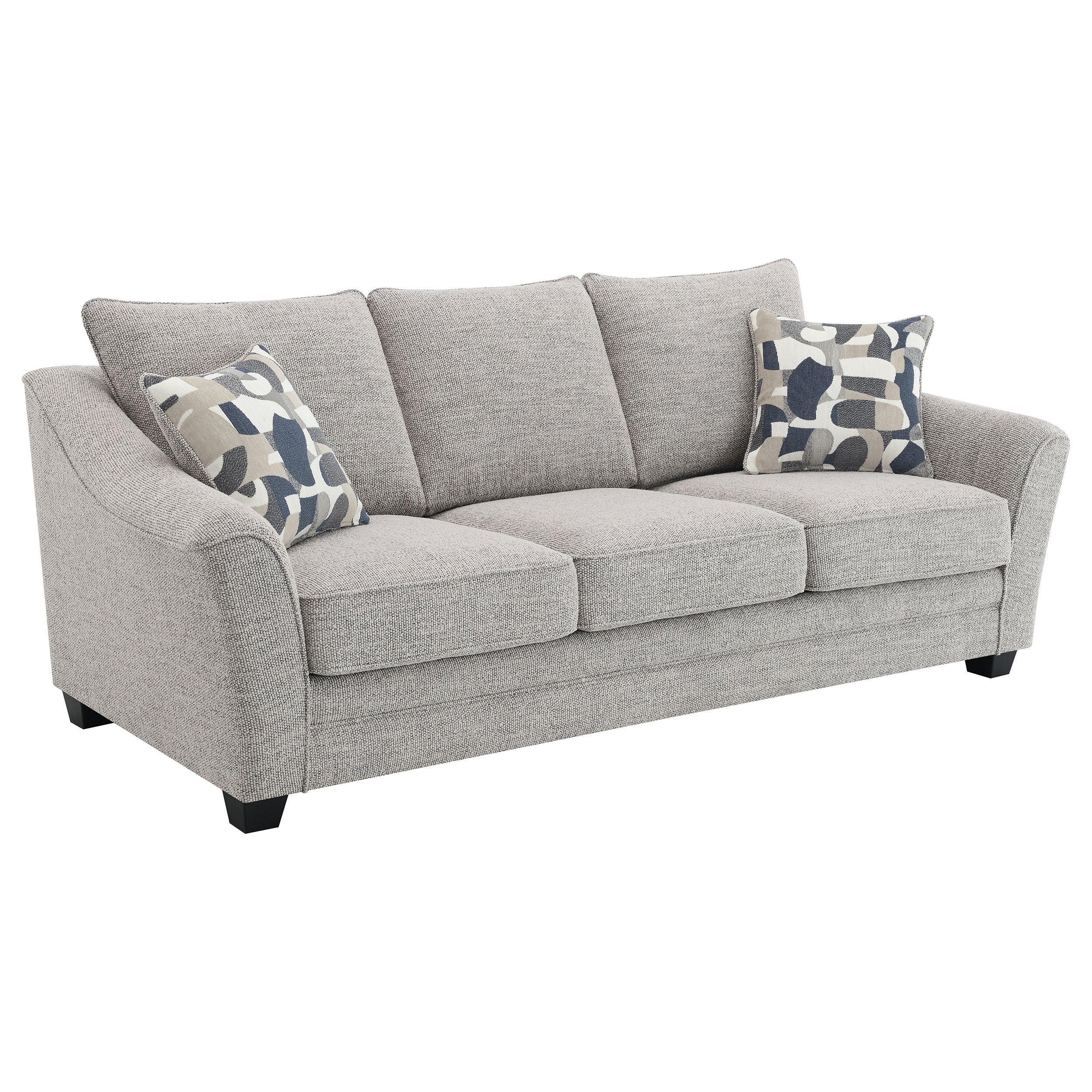 Tomkins Boucle Upholstered Sofa Light Grey-