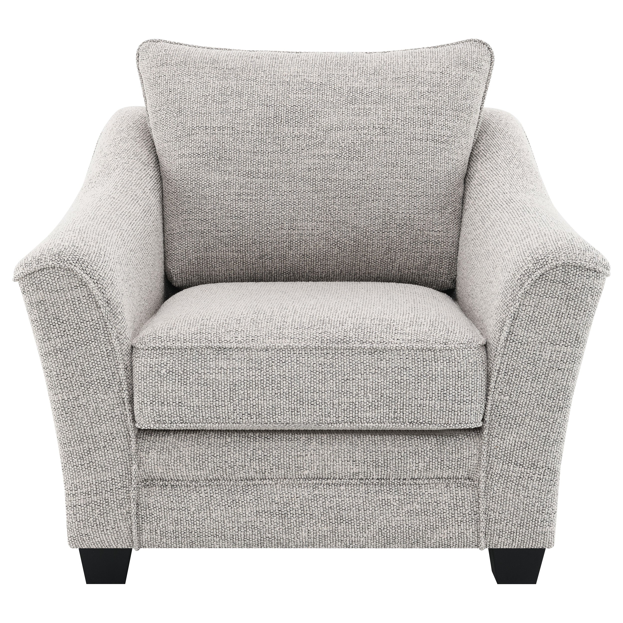 Tomkins Boucle Upholstered Chair Light Grey-
