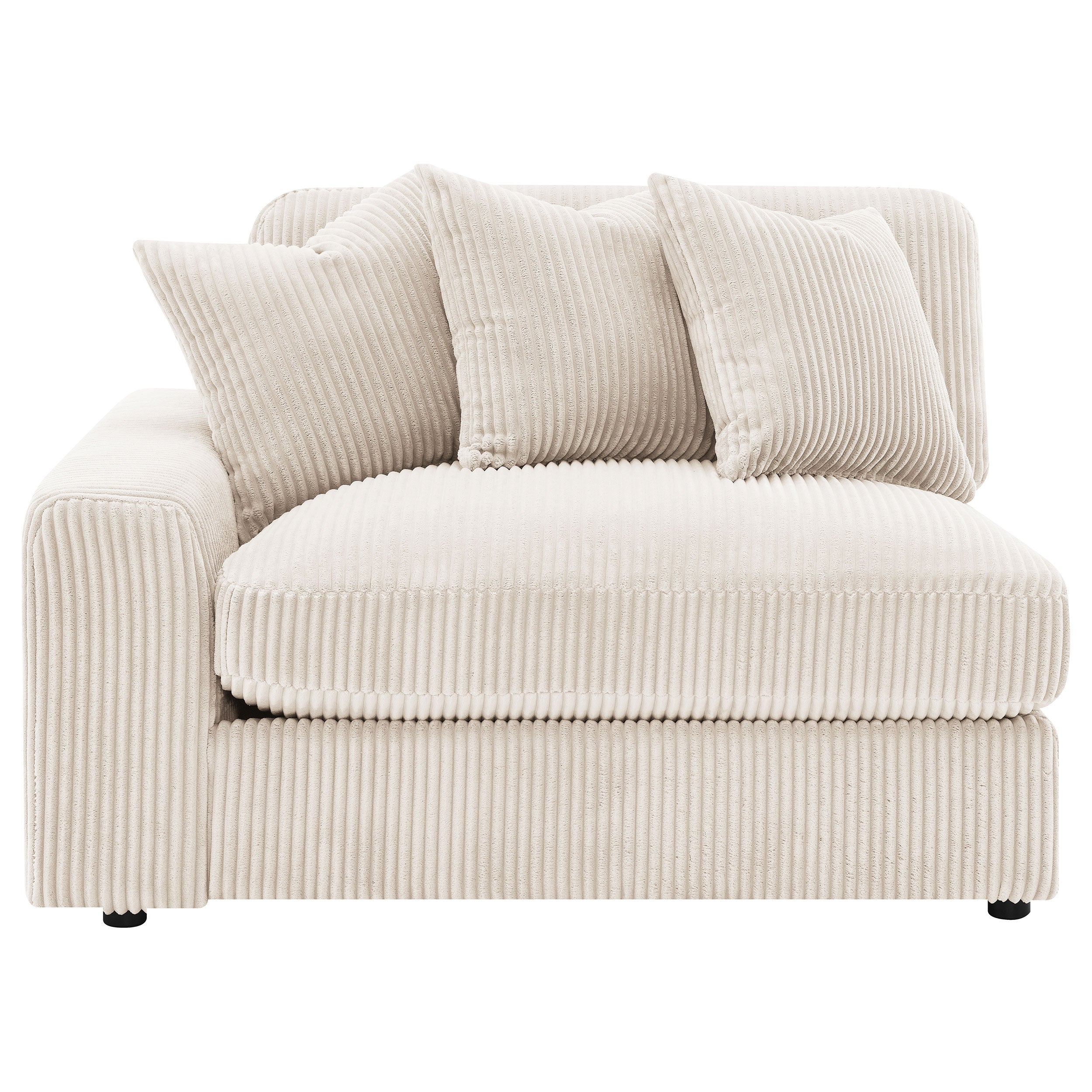 Blaine Upholstered Reversible Chaise Sectional Sofa Sand-