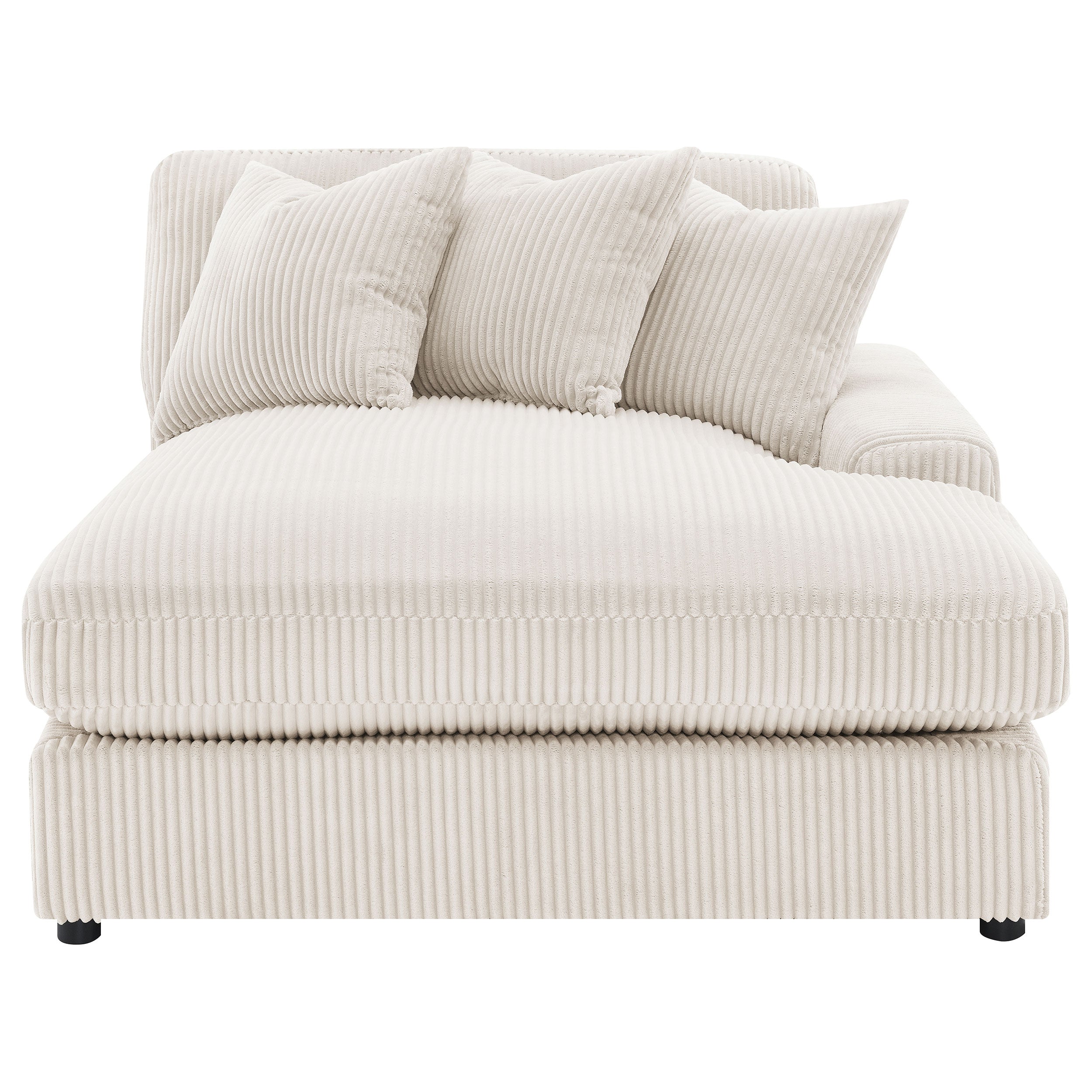 Blaine Upholstered Reversible Chaise Sectional Sofa Sand-
