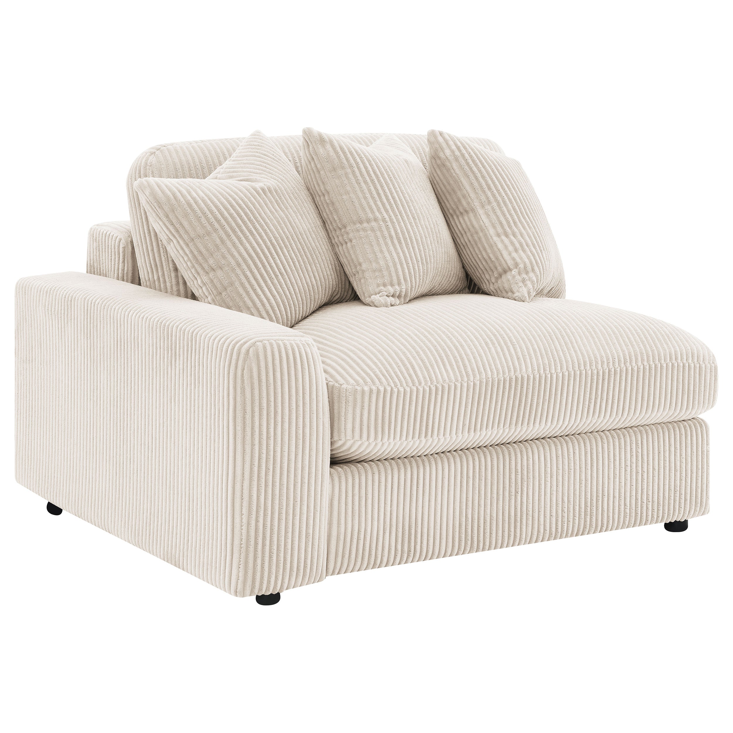 Blaine Upholstered Reversible Chaise Sectional Sofa Sand-