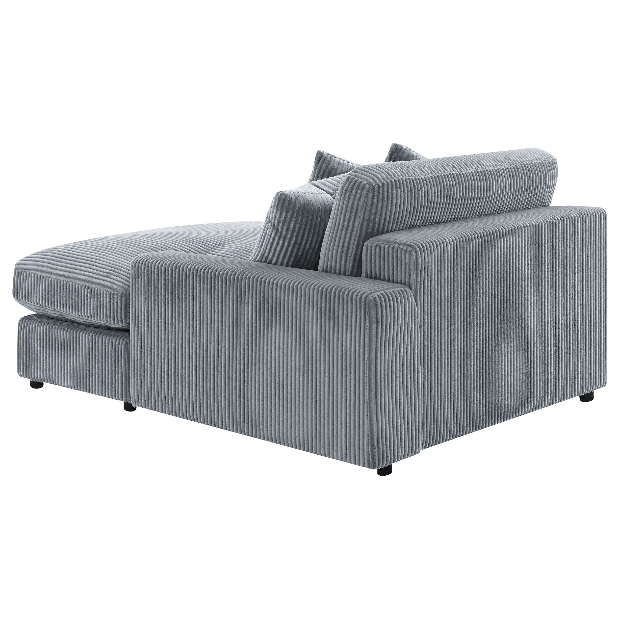 Blaine Upholstered Reversible Chaise Sectional Sofa Fog-CoasterElevations