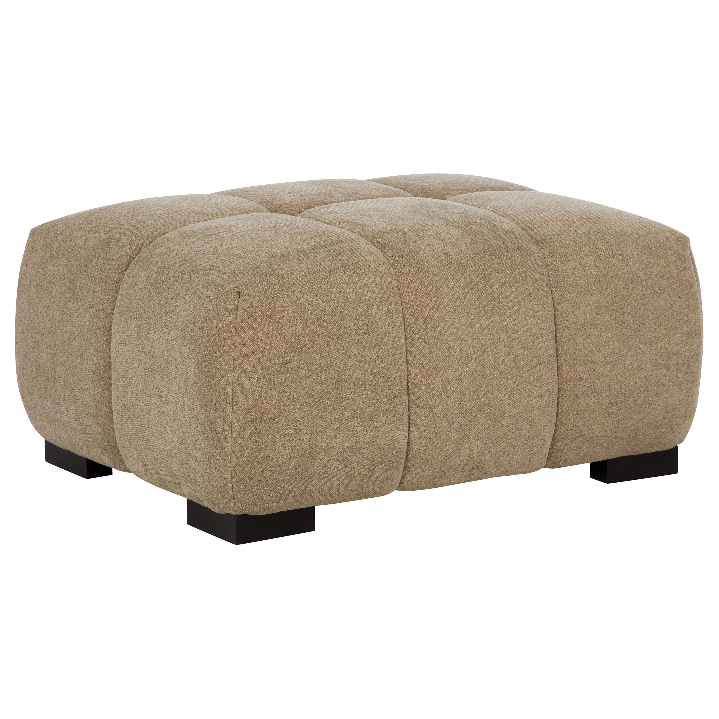 Octavia Upholstered Rectangular Ottoman Camel-