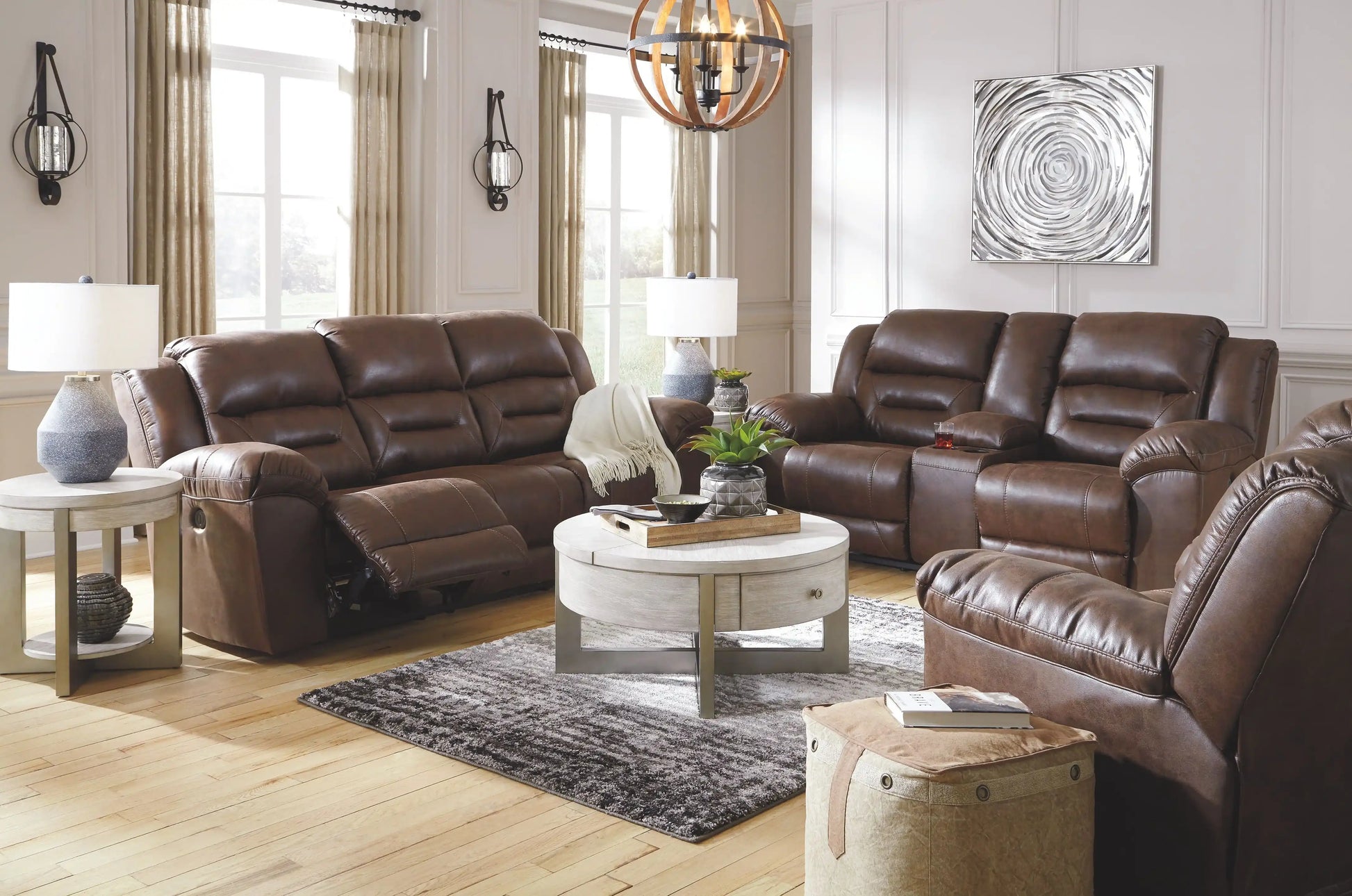 Stoneland - Power Reclining Living Room Set - Best Buy Furniture
