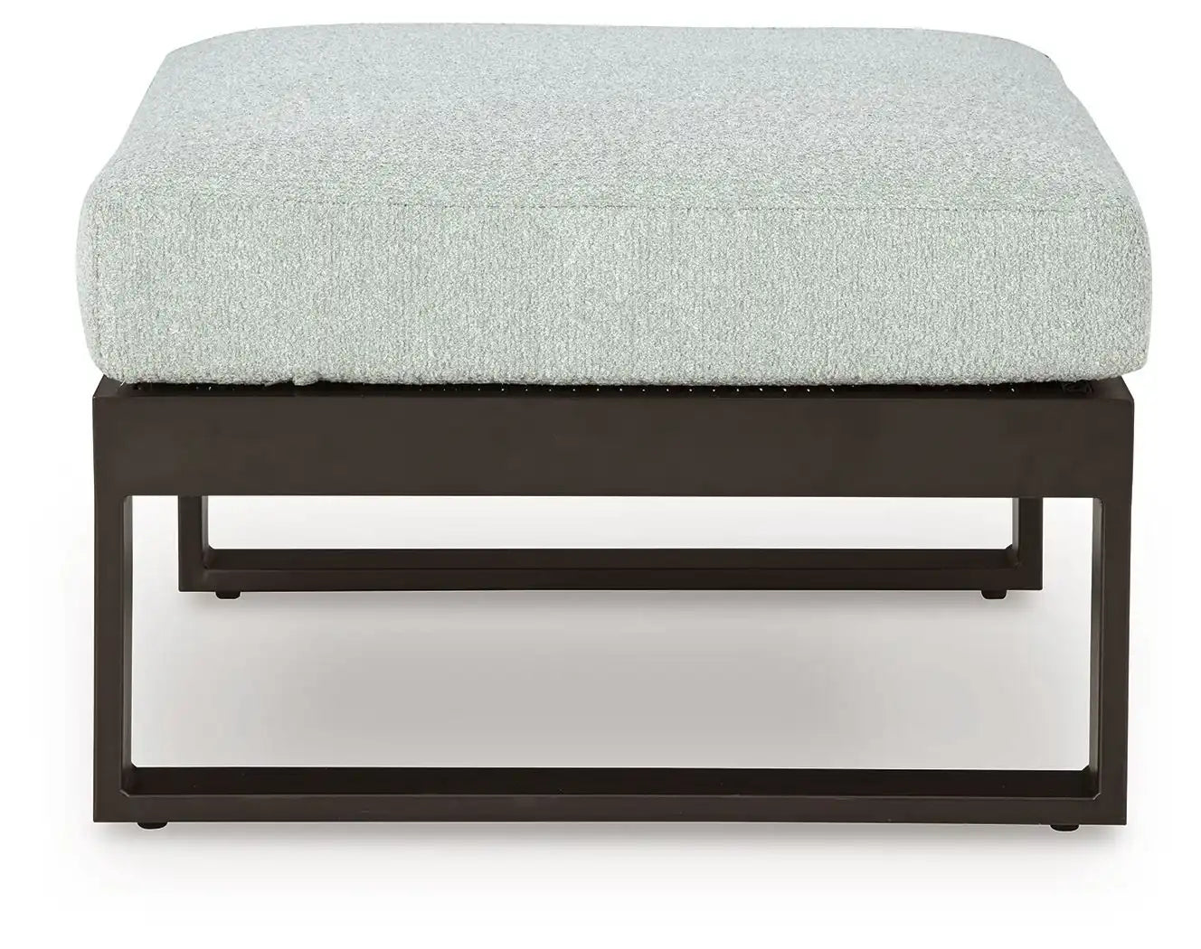Beachloft - Ottoman With Cushion - Black / Gray - Best Buy Furniture