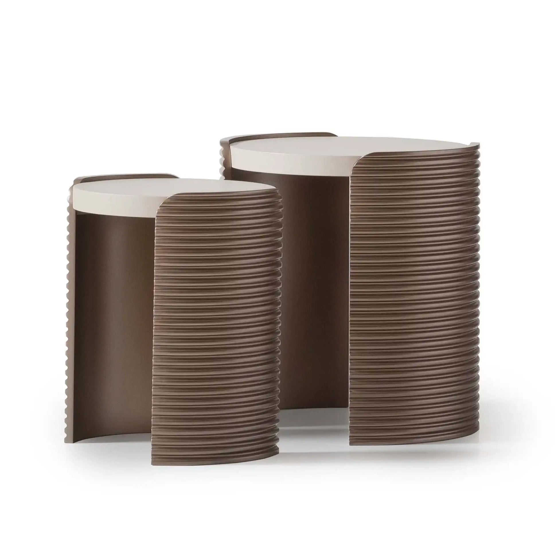 Mod Dream - Nesting Tables (Set of 2) - Rich Champagne - Best Buy Furniture