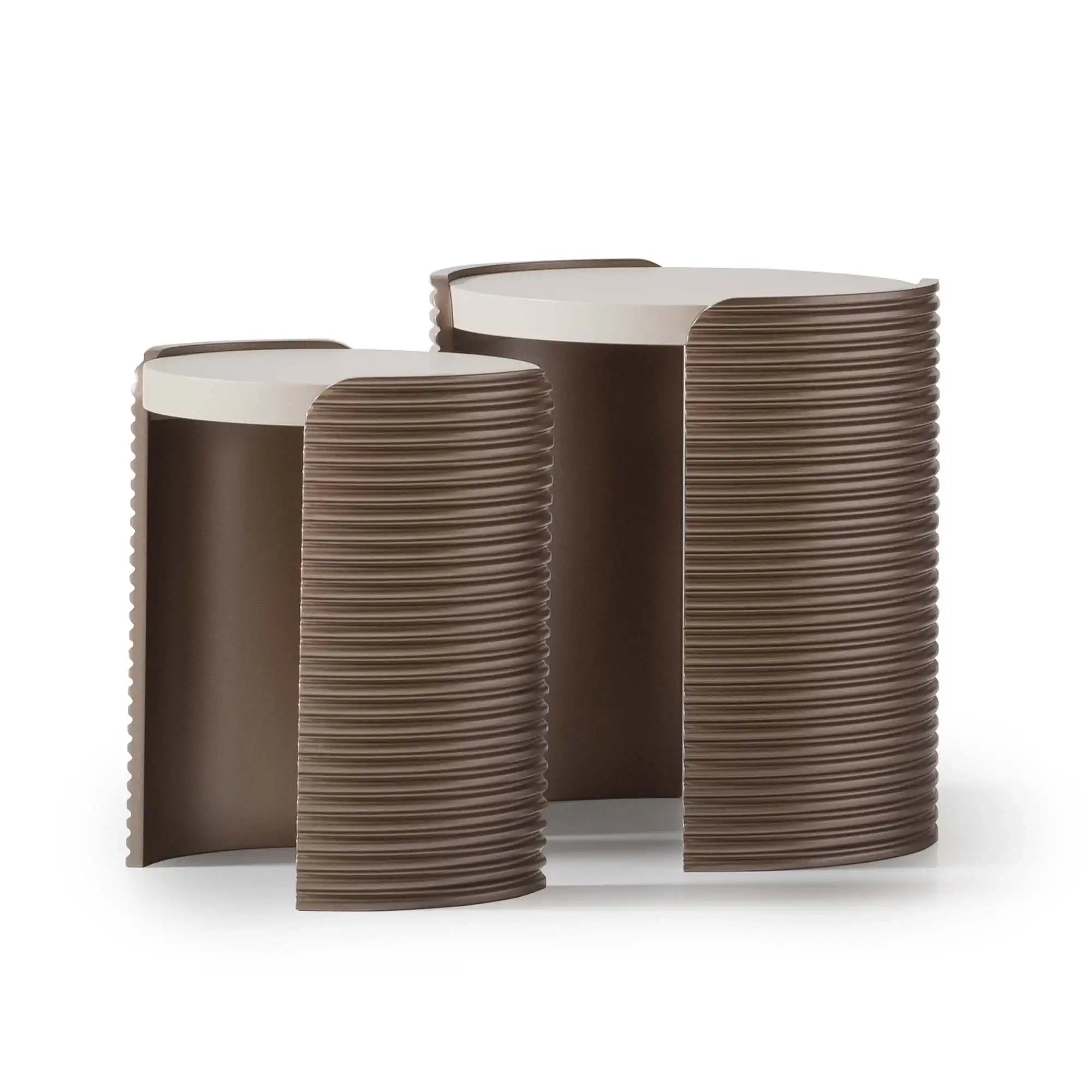 Mod Dream - Nesting Tables (Set of 2) - Rich Champagne - Best Buy Furniture
