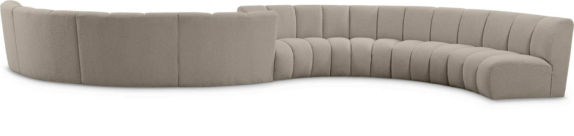 Infinity - 8 Piece Boucle Modular Sectional - Best Buy Furniture