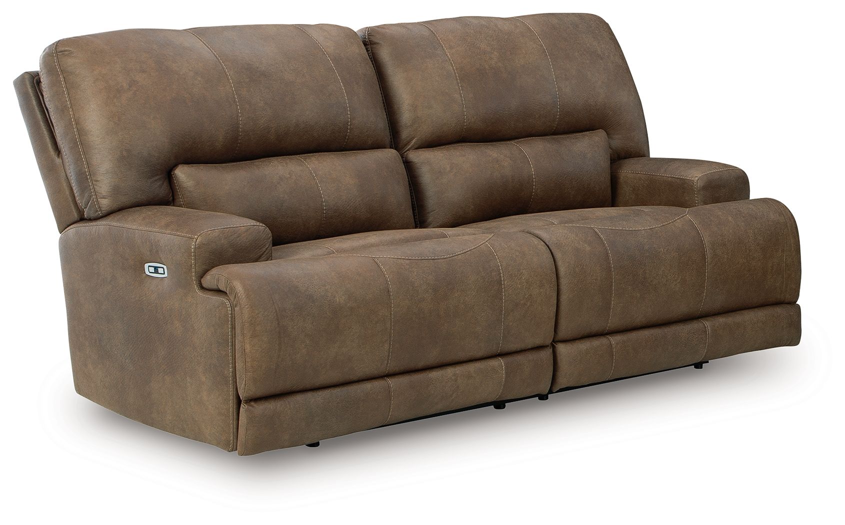 Beckley Place - 2 Seat Power Reclining Sofa With Adjustable Headrest - Earth - Best Buy Furniture
