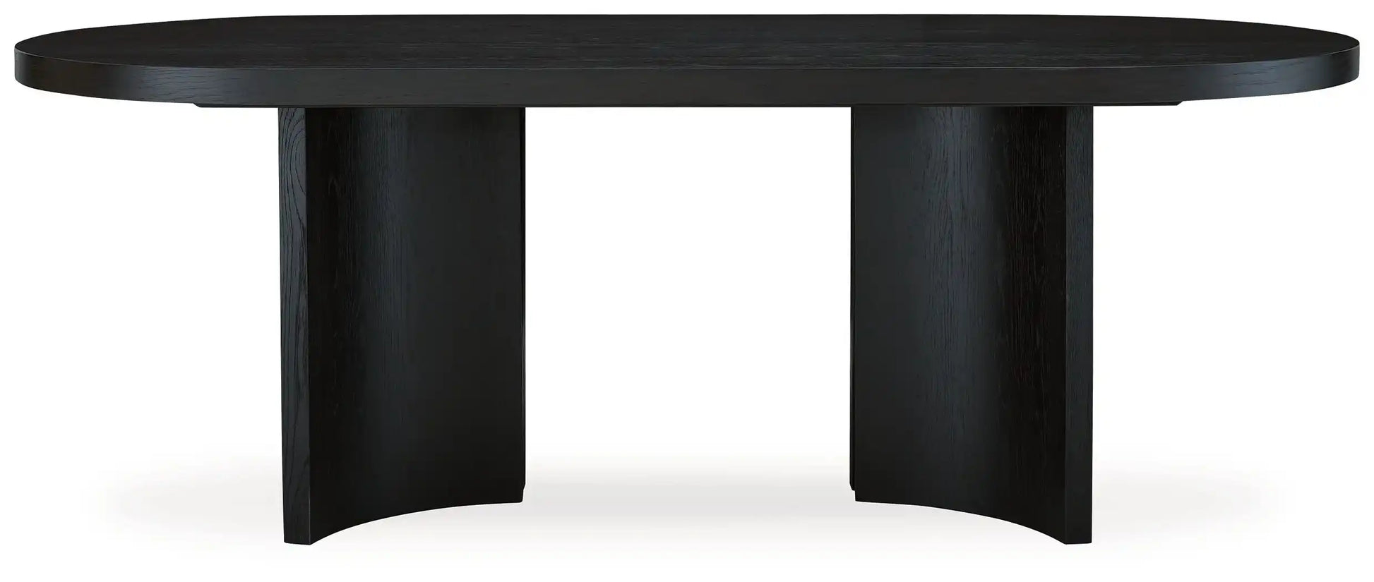 Rowanbeck - Oval Dining Room Table - Black - Best Buy Furniture