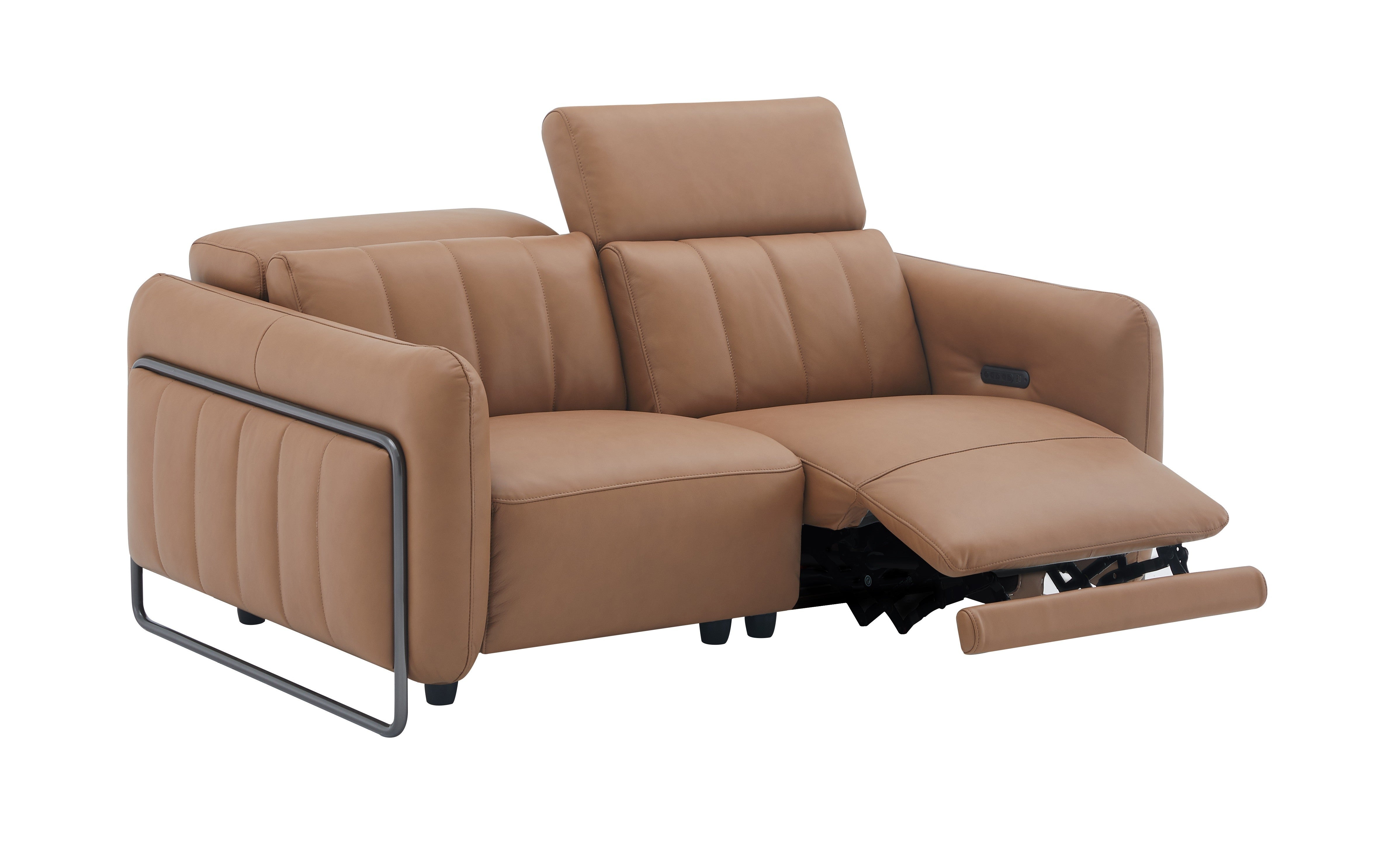 President Leather Love seat J&M
