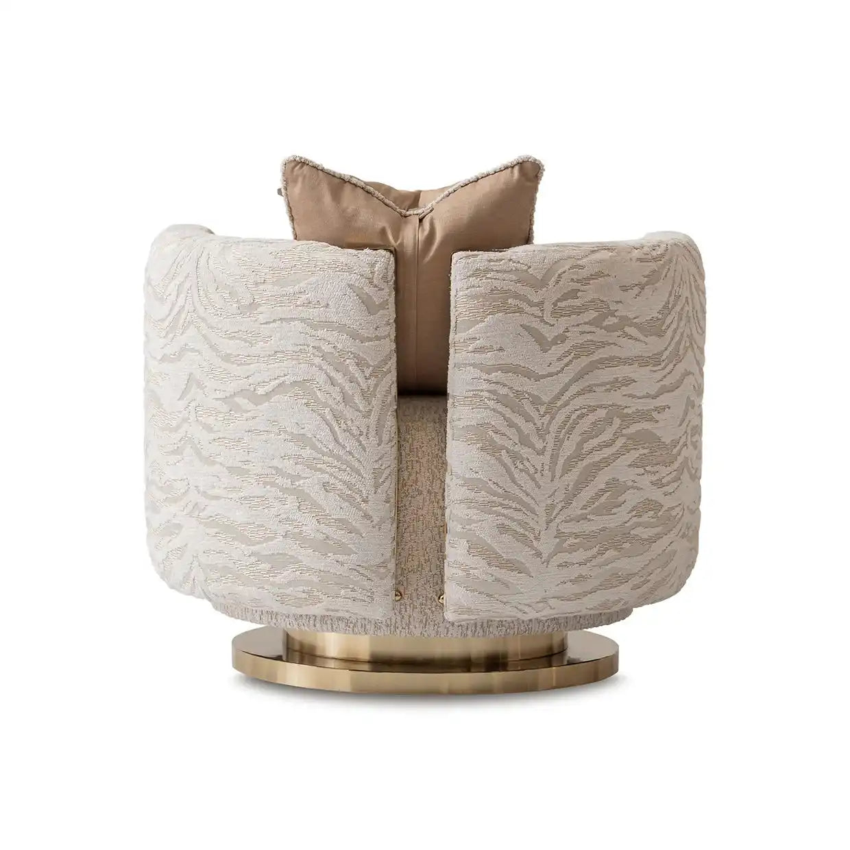 Savannah Breeze - Swivel Chair - Cashmere / Bright Gold - Best Buy Furniture
