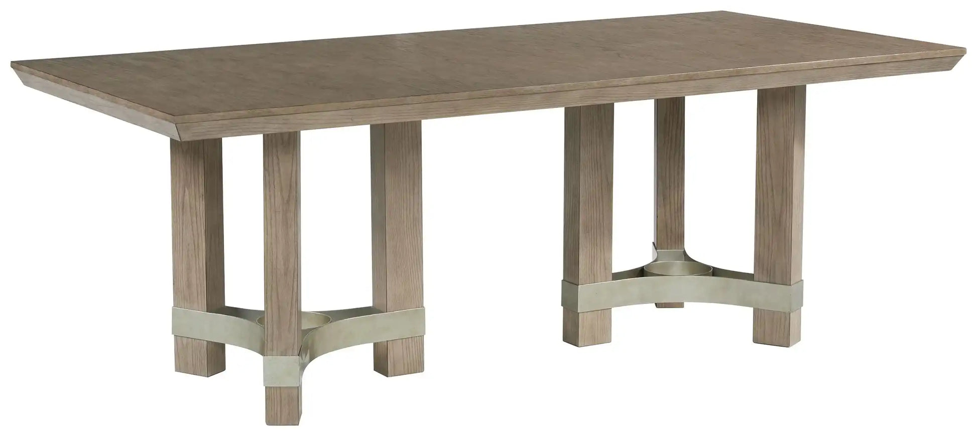 Chrestner - Rectangular Dining Room Table - Gray - Best Buy Furniture