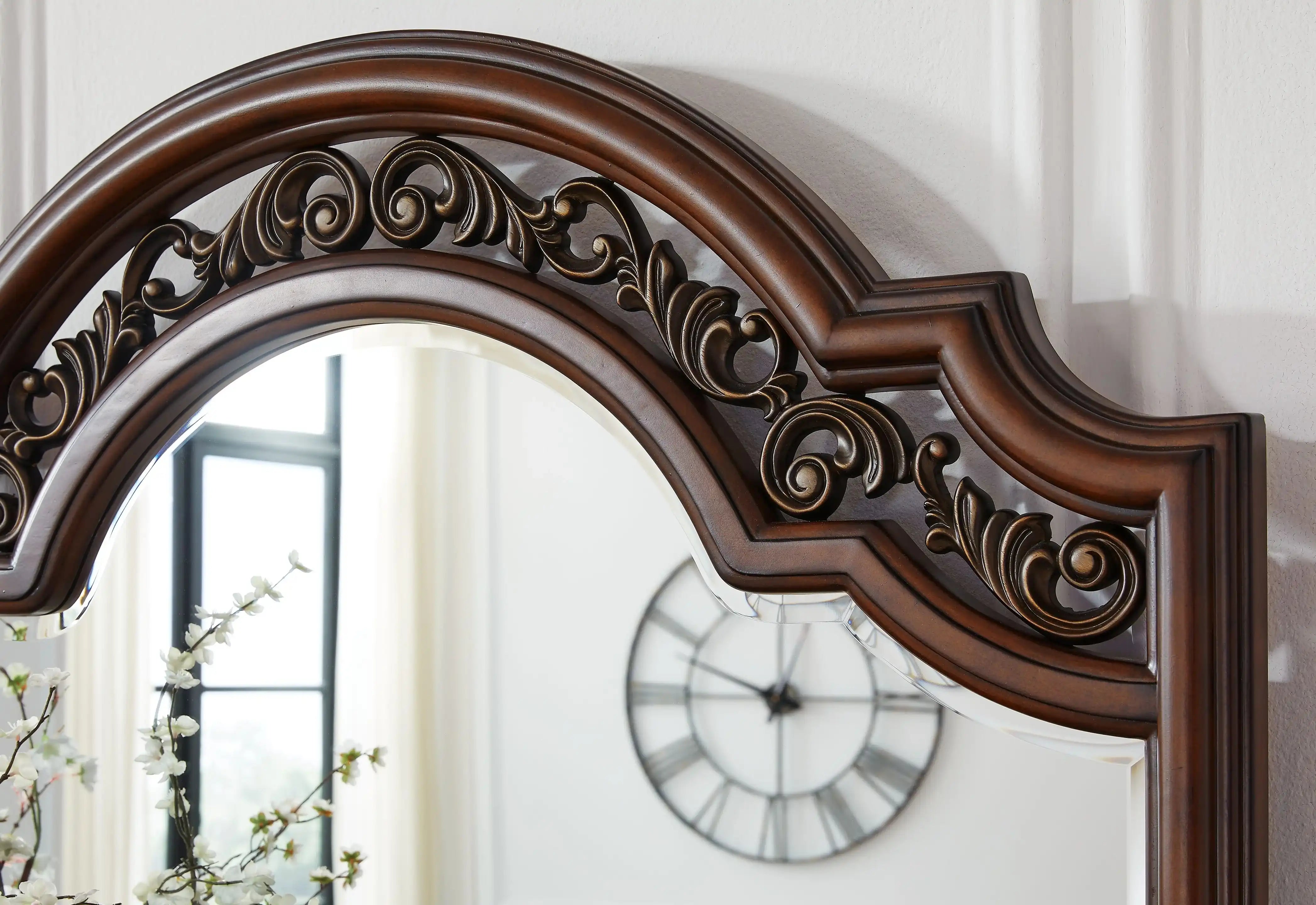 Lavinton - Dresser And Mirror - Brown - Best Buy Furniture