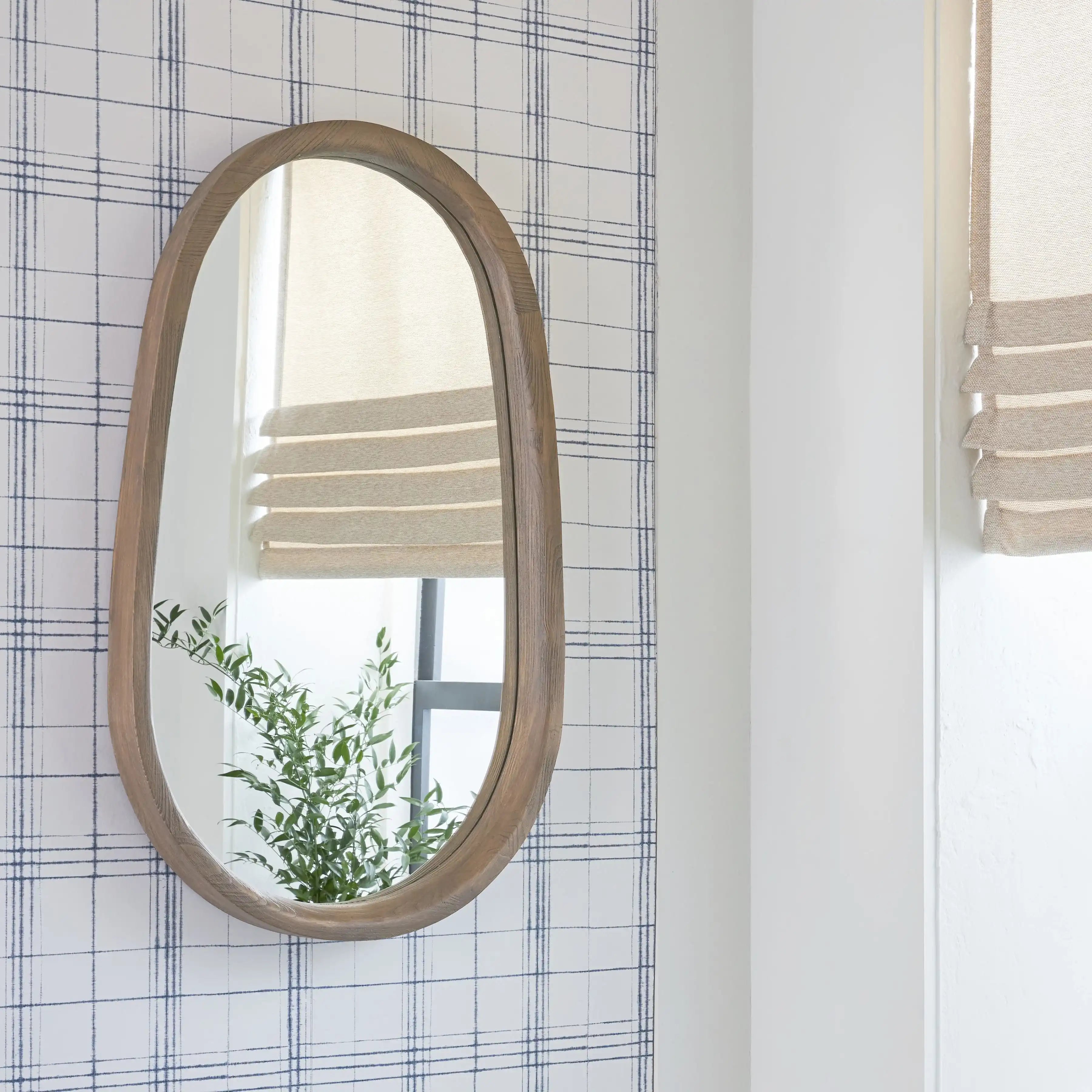 Aarilynn - Accent Mirror - Antique Brown - Best Buy Furniture