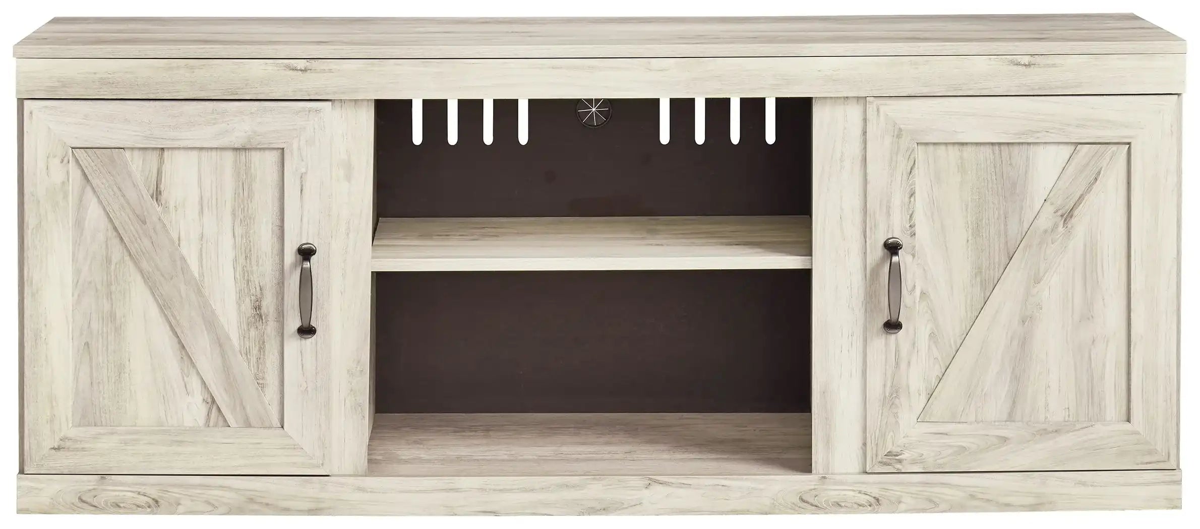 Bellaby - TV Stand W/Fireplace Option - Best Buy Furniture