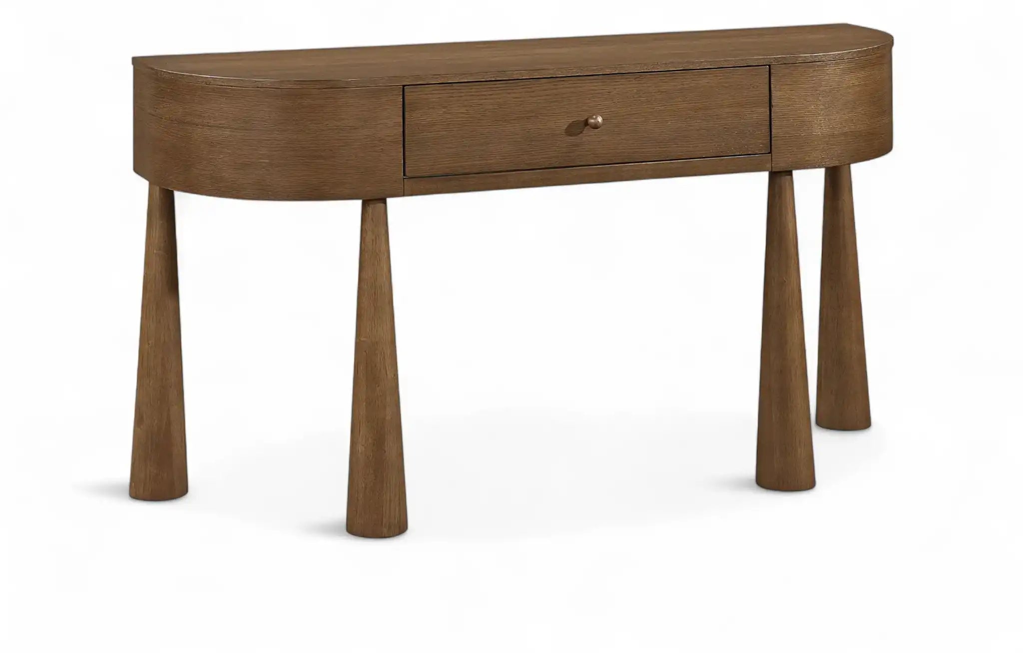 Oasis - Acacia Veneer And Solid Wood Console Table - Best Buy Furniture